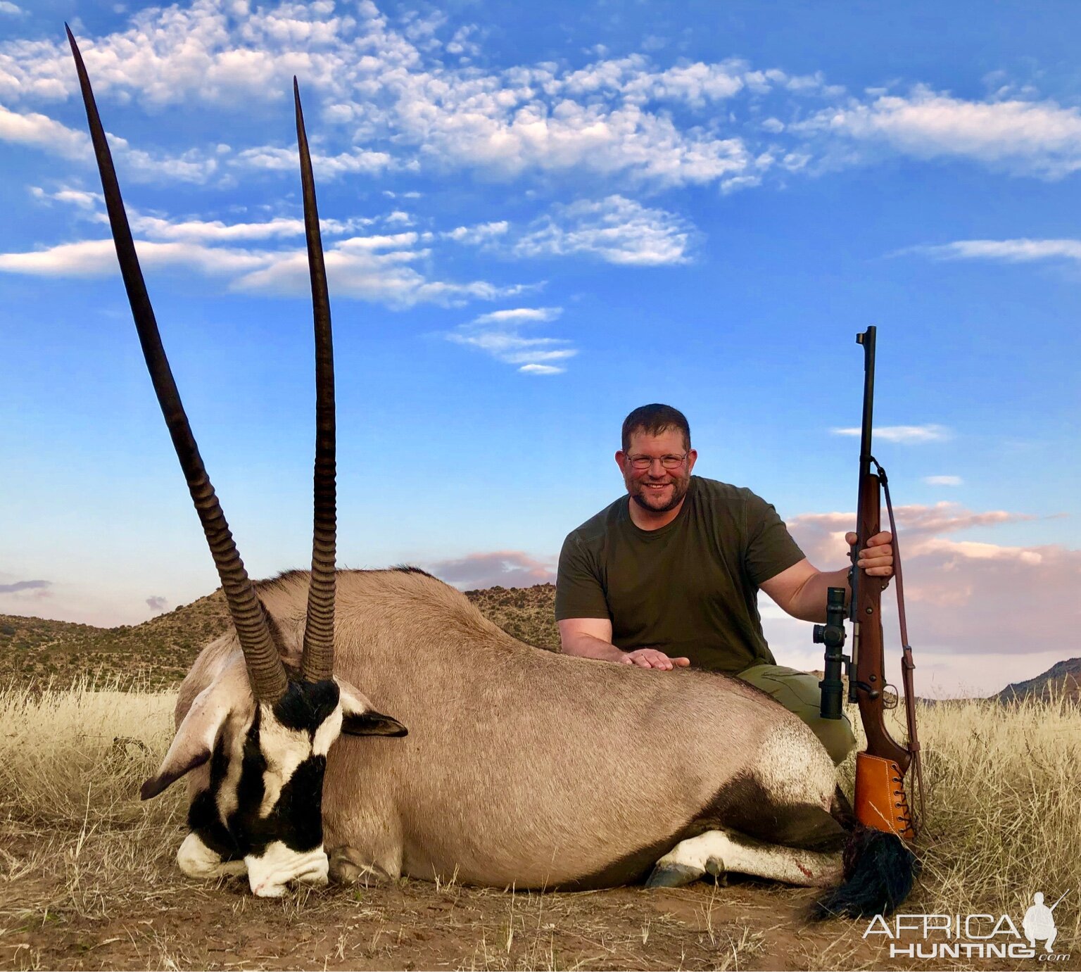 Hunting Gemsbok in South Africa