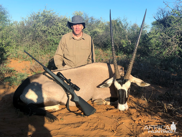 Hunting Gemsbok in South Africa