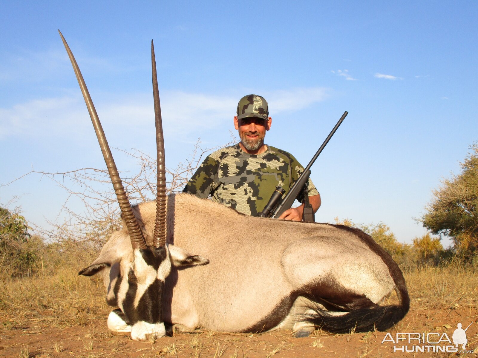 Hunting Gemsbok in South Africa