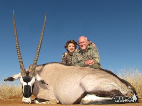 Hunting Gemsbok in South Africa