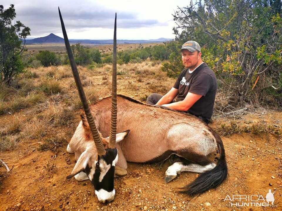 Hunting Gemsbok in South Africa