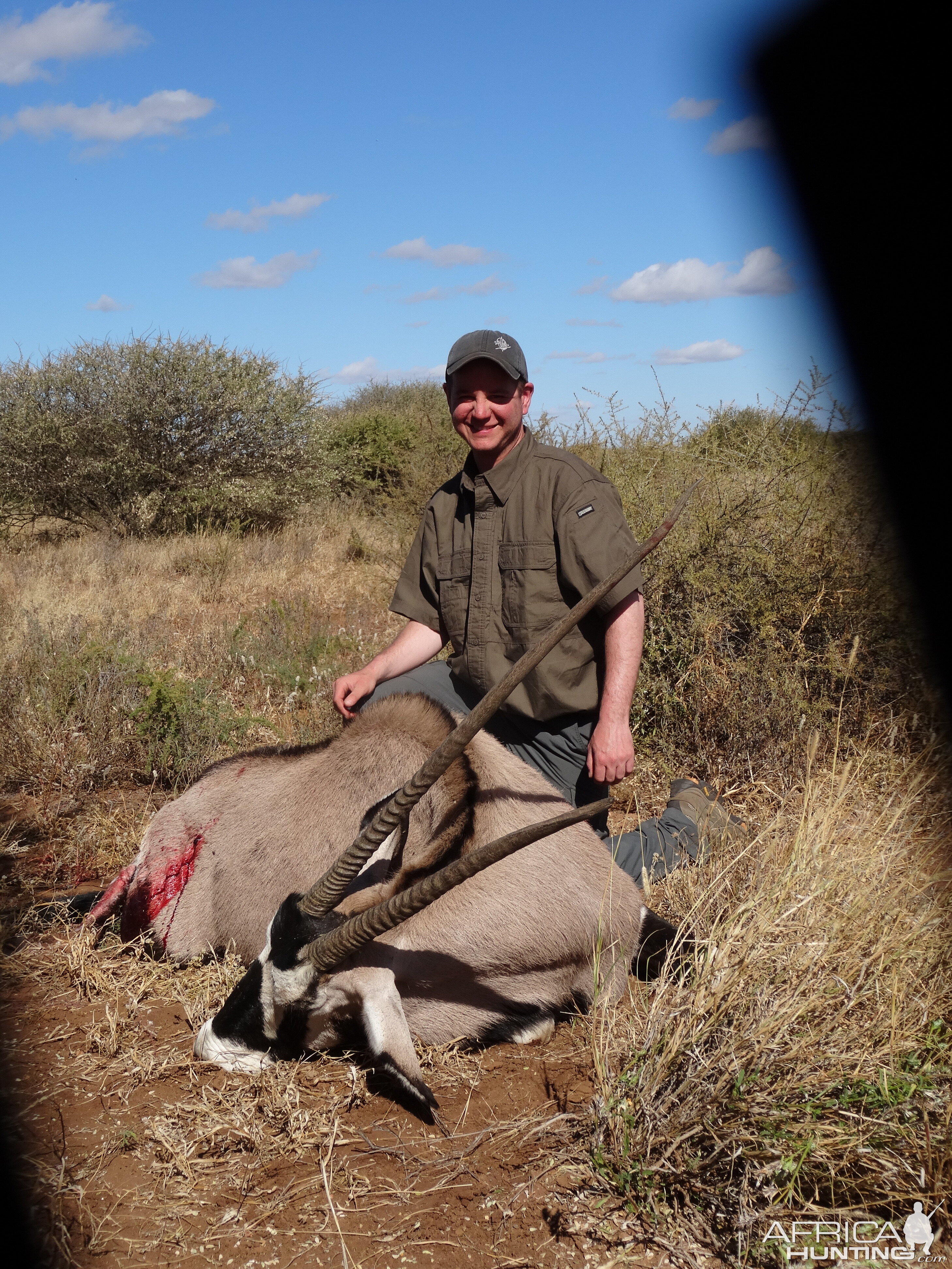 Hunting Gemsbok in South Africa