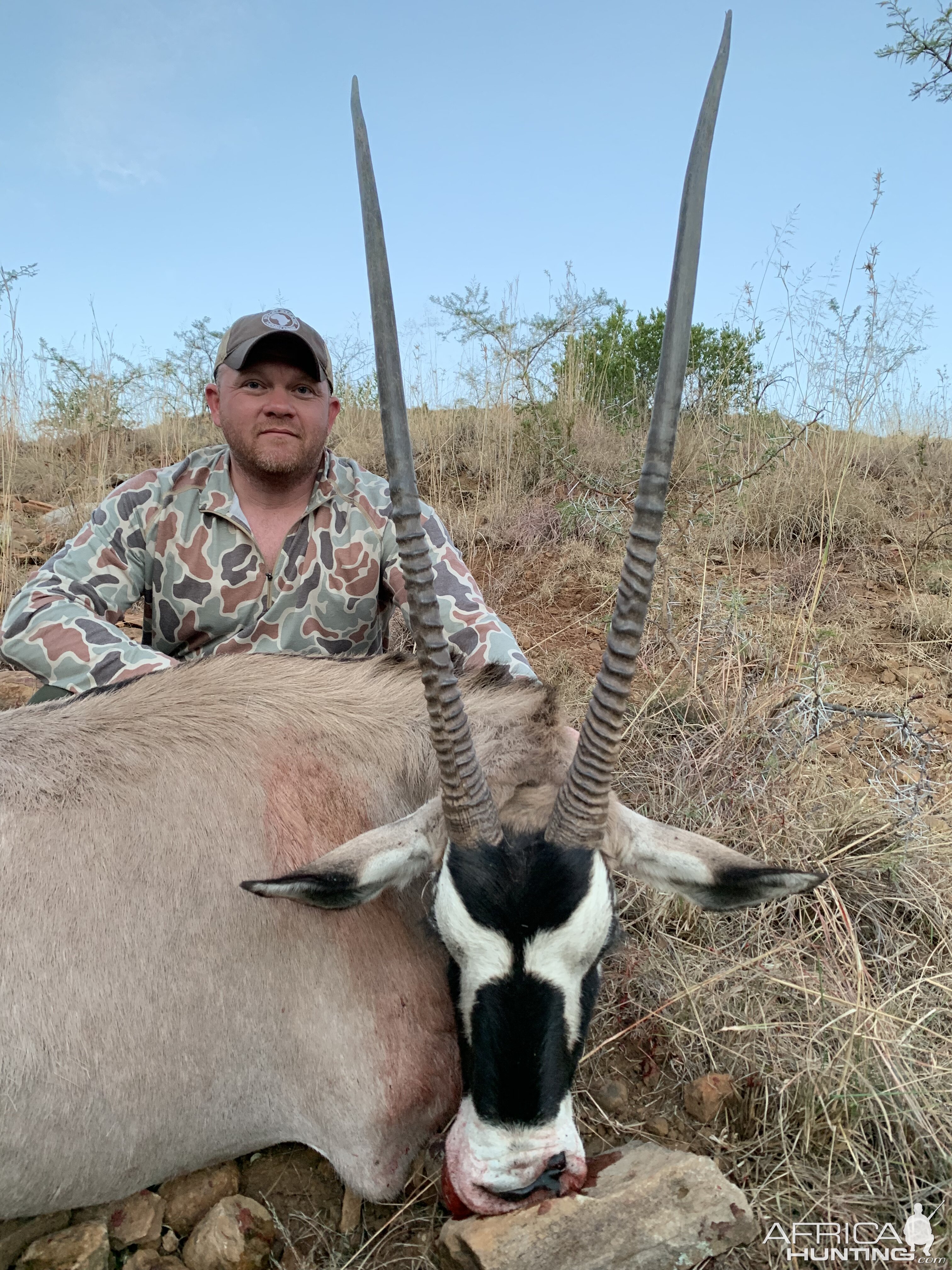 Hunting Gemsbok in South Africa