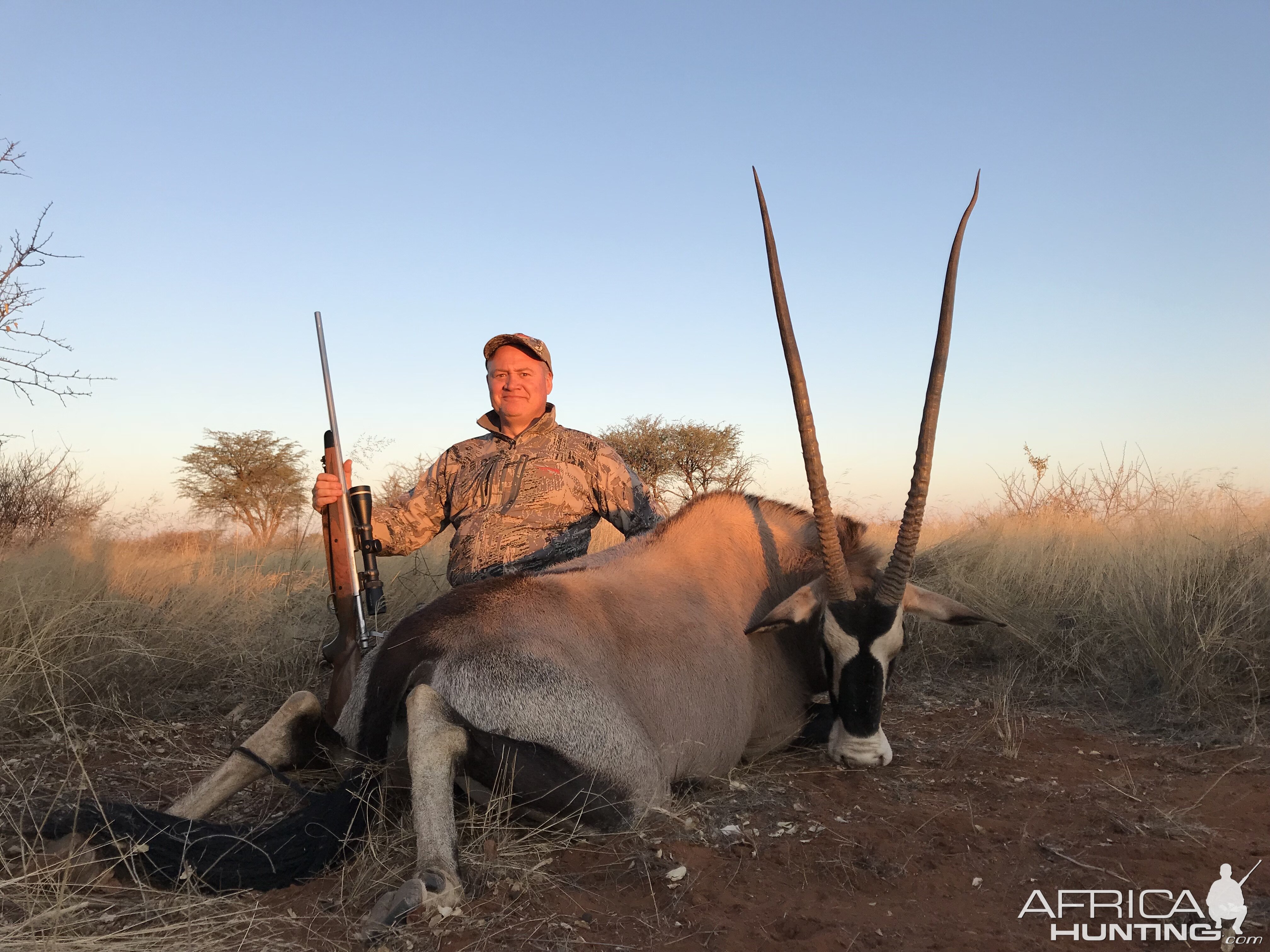 Hunting Gemsbok Namibia