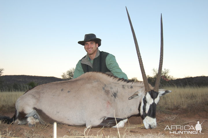 Hunting Gemsbok South Africa