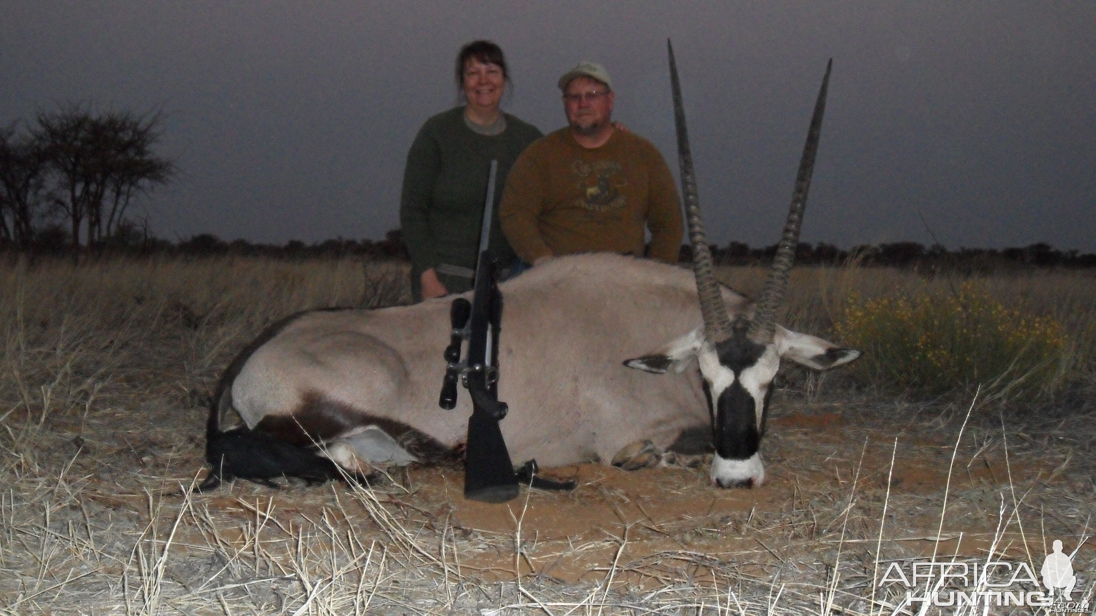 Hunting Gemsbok