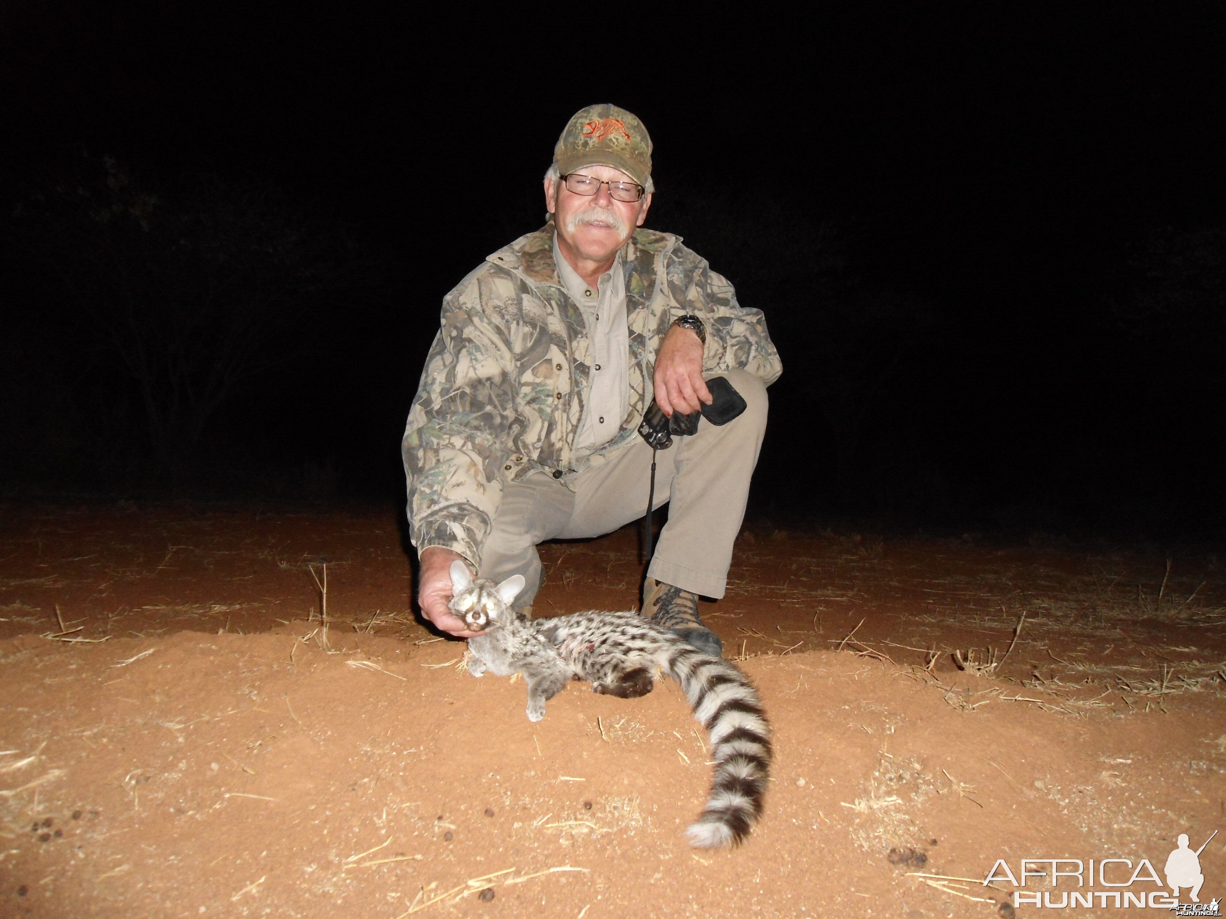 Hunting Genet Cat in Namibia