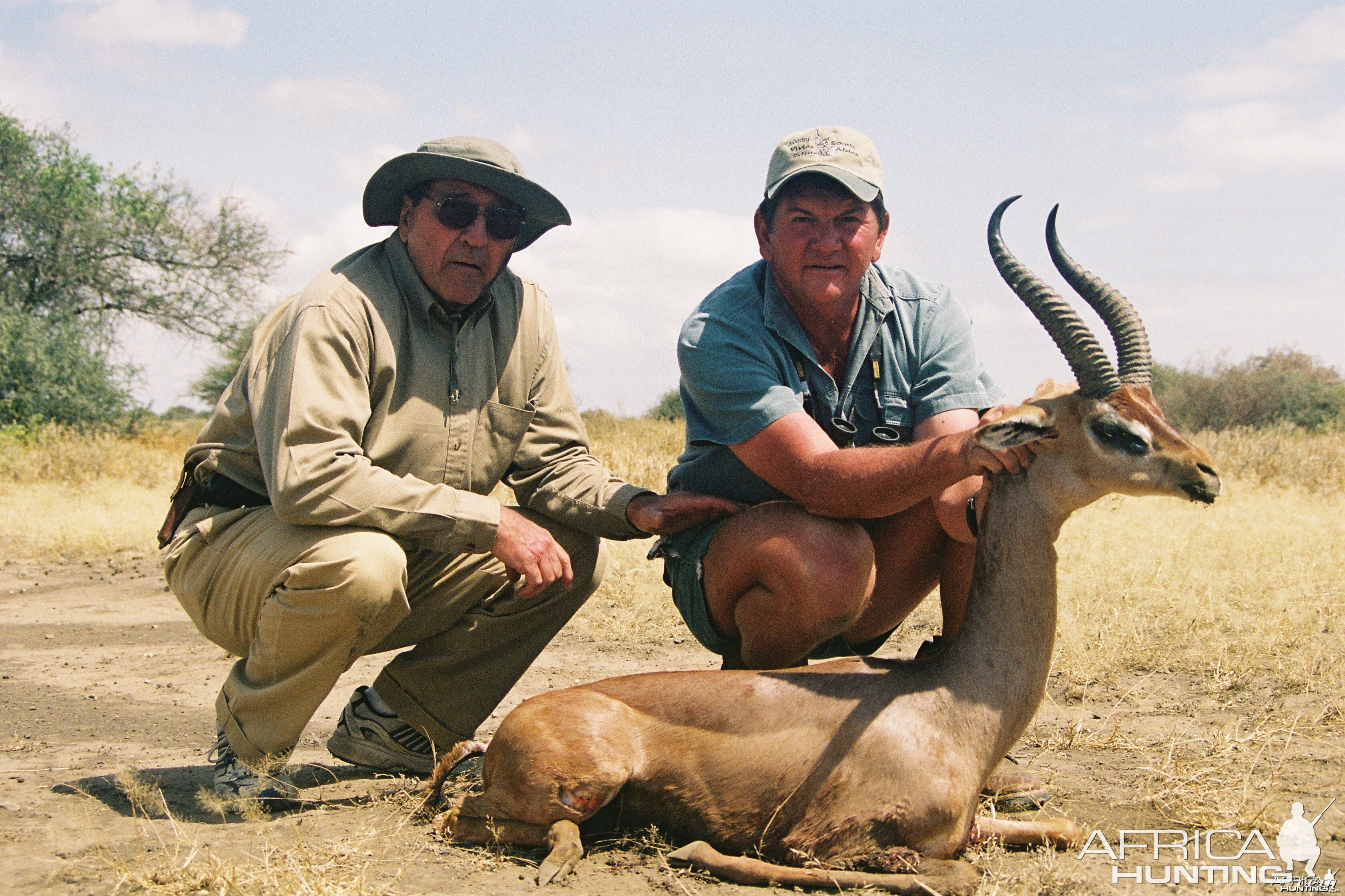 Hunting Gerenuk with Wintershoek Johnny Vivier Safaris in SA