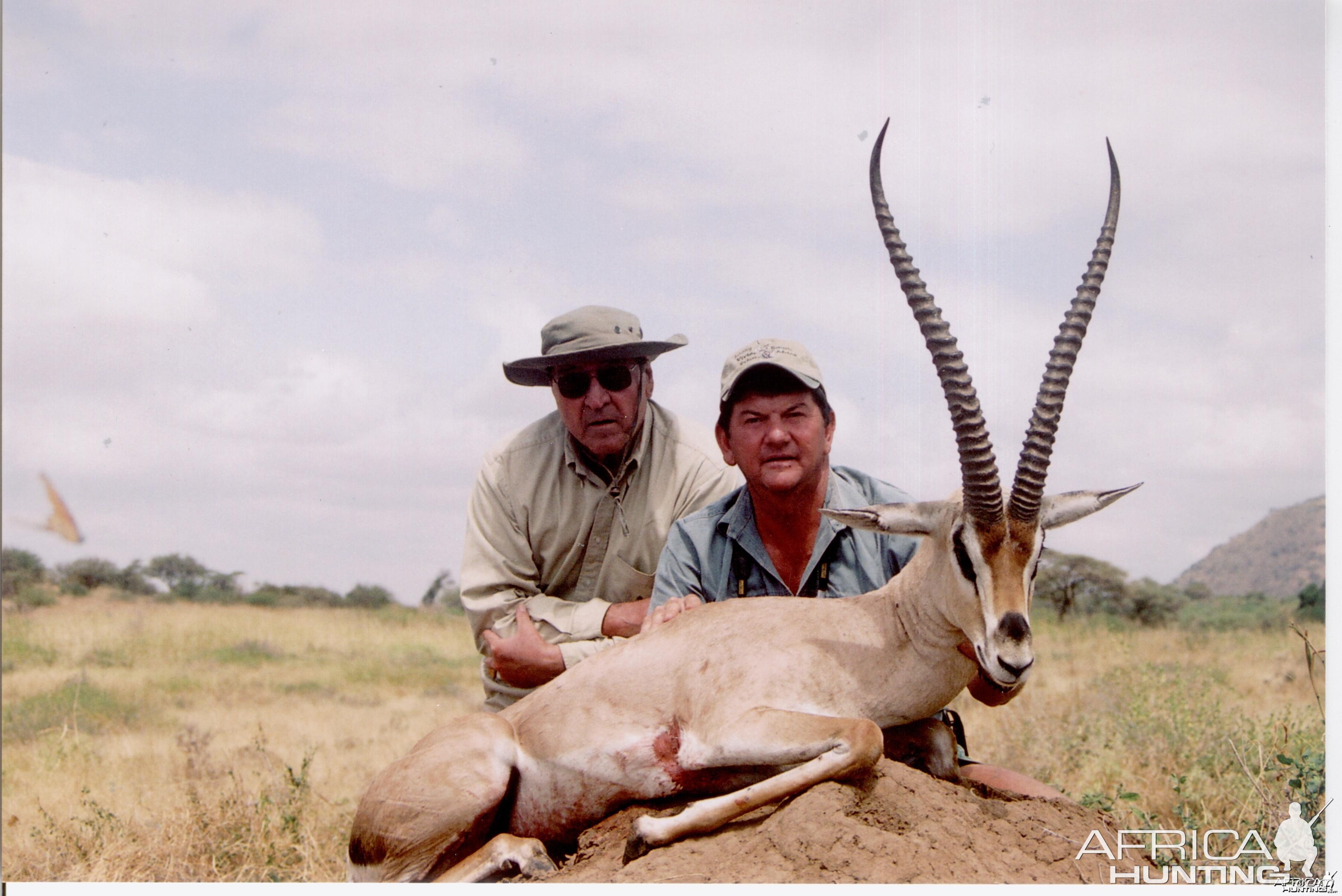 Hunting Grants Gazelle with Wintershoek Johnny Vivier Safaris in SA