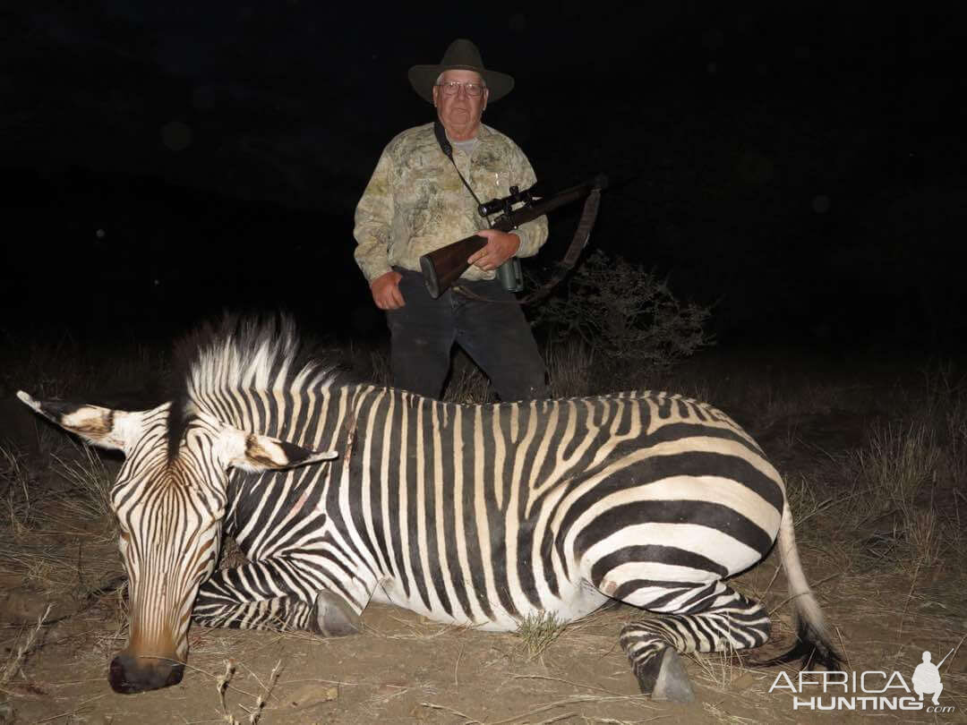 Hunting Hartmann's Mountain Zebra in Namibia