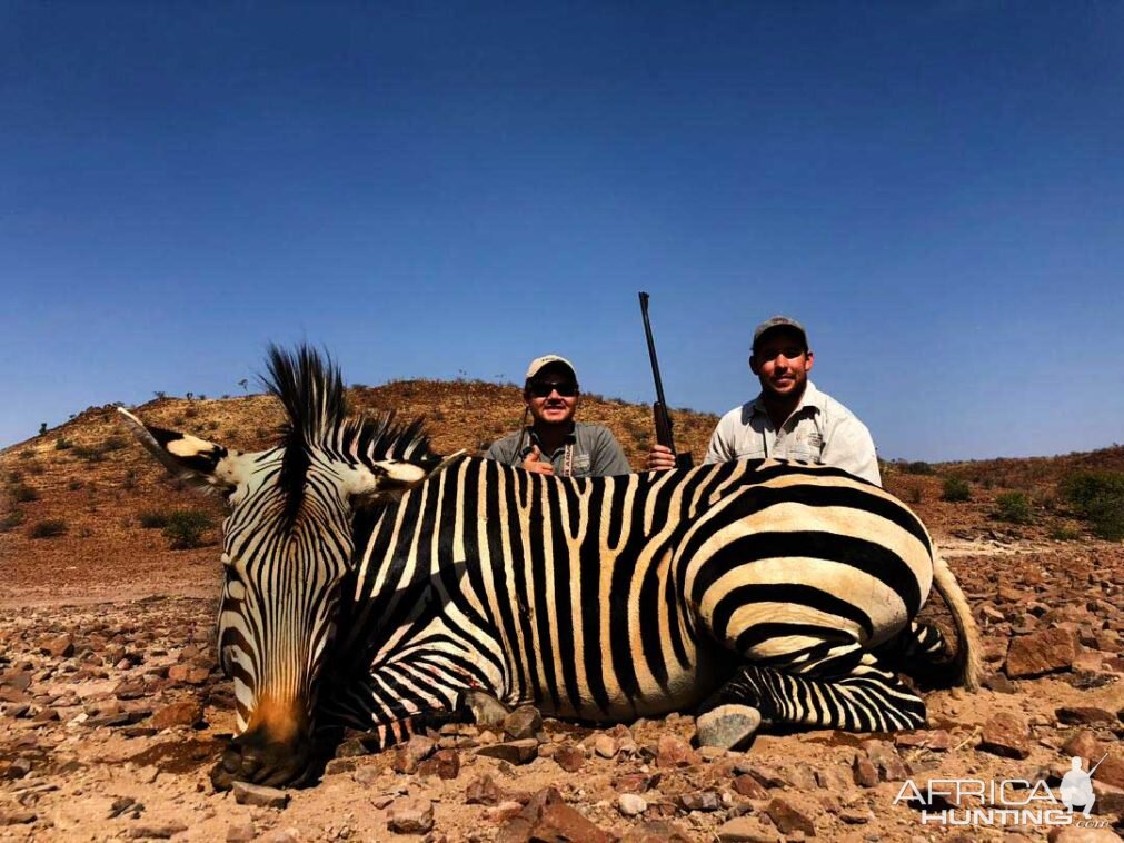 Hunting Hartmann's Mountain Zebra in Namibia