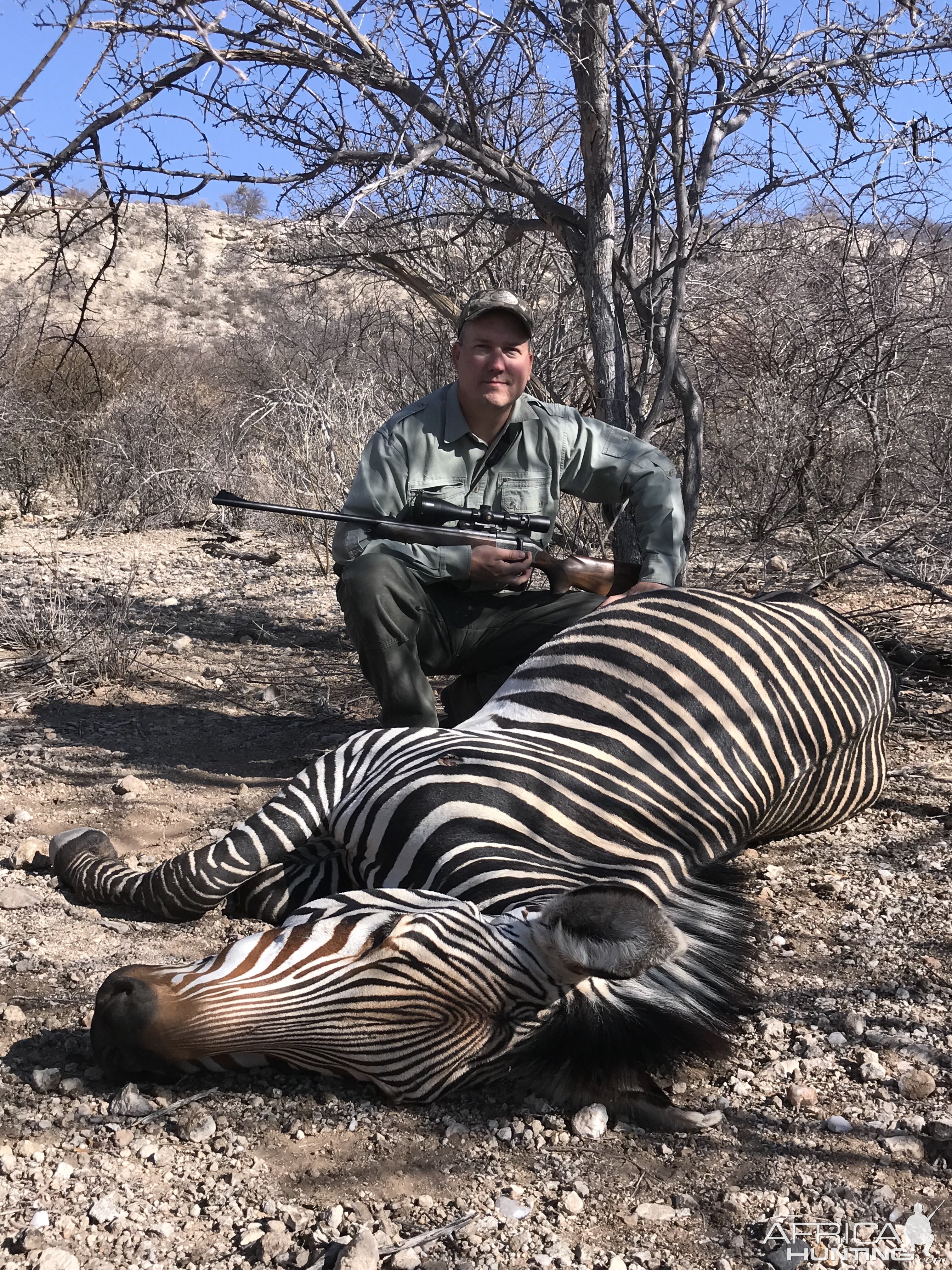 Hunting Hartmann's Mountain Zebra in Namibia