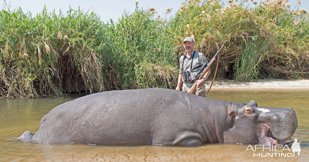 Hunting Hippo in Namibia