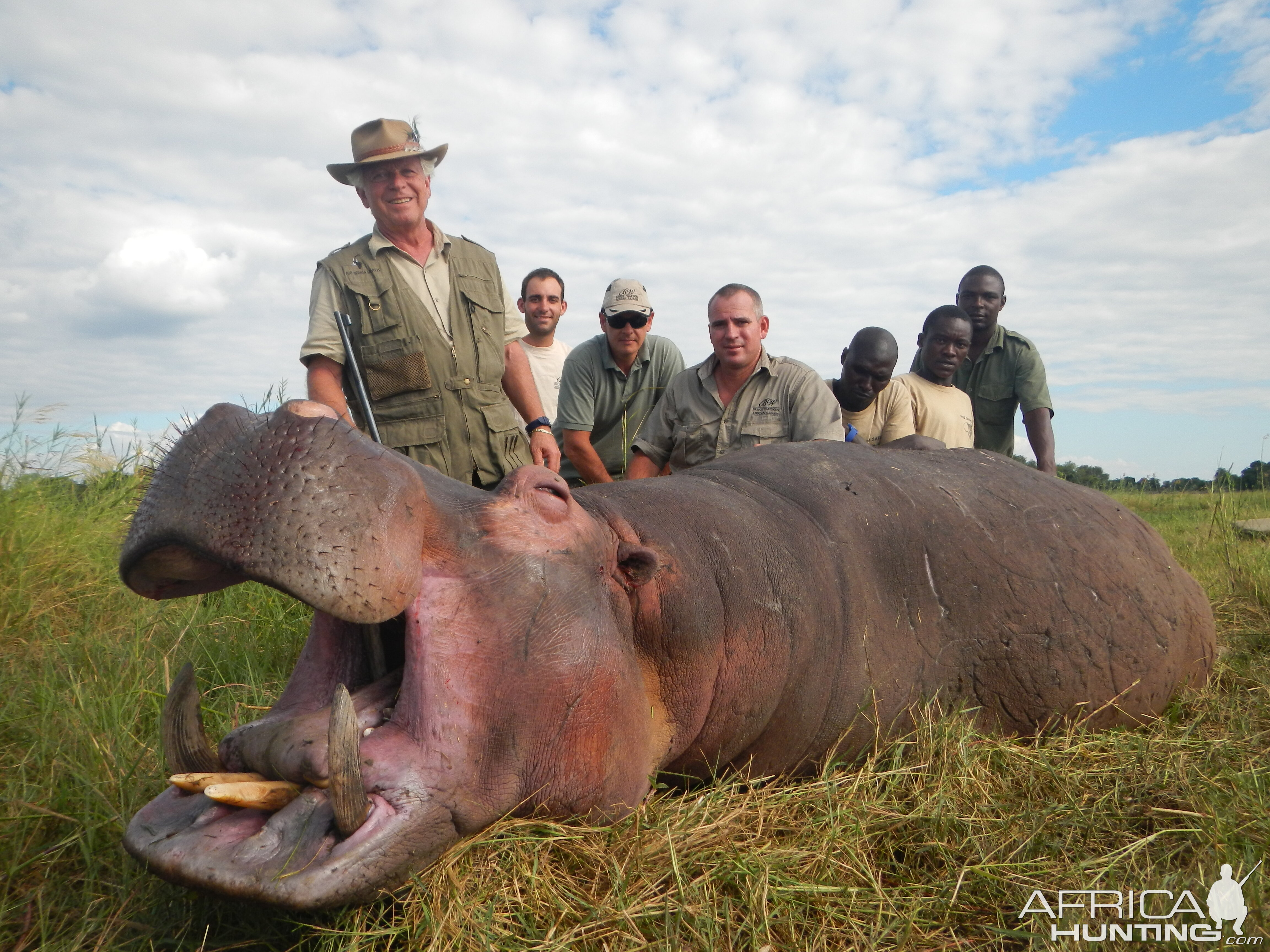 Hunting Hippo in Zimbabwe