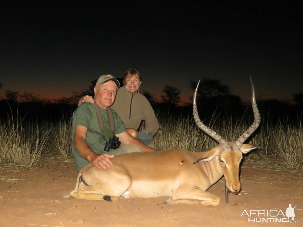 Hunting Impala in Namibia