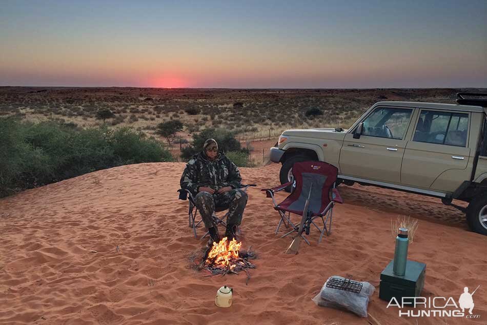 Hunting in the Kalahari Namibia