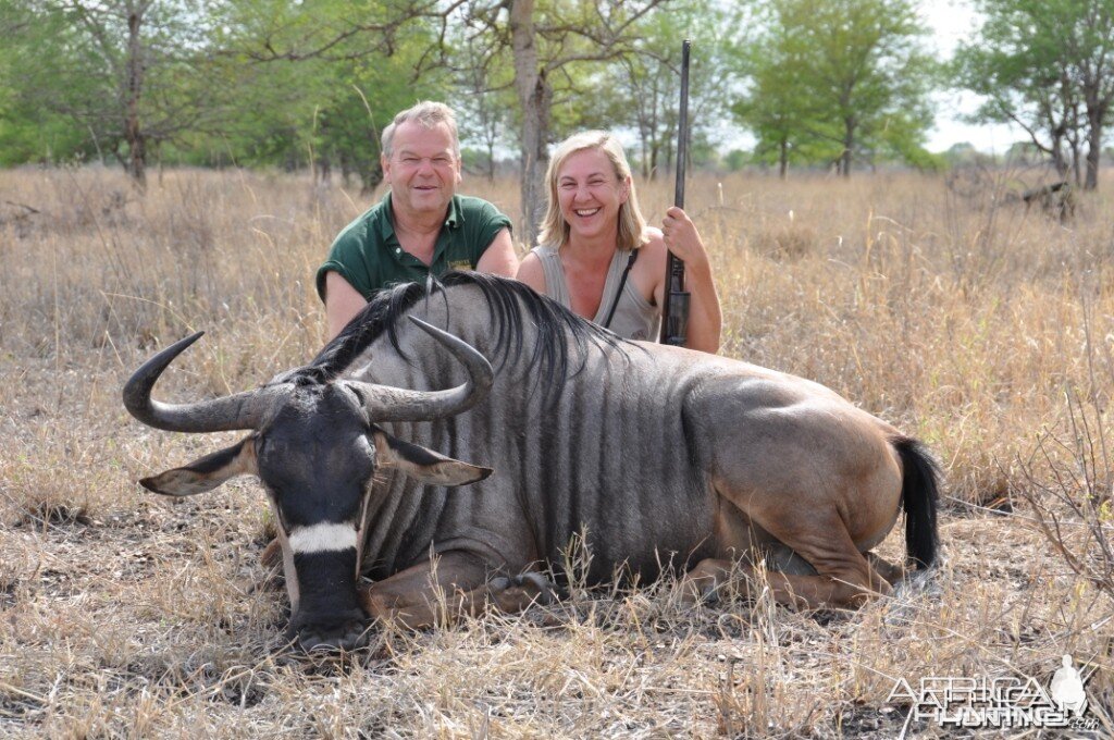 Hunting in the Selous Nyasaland Gnu