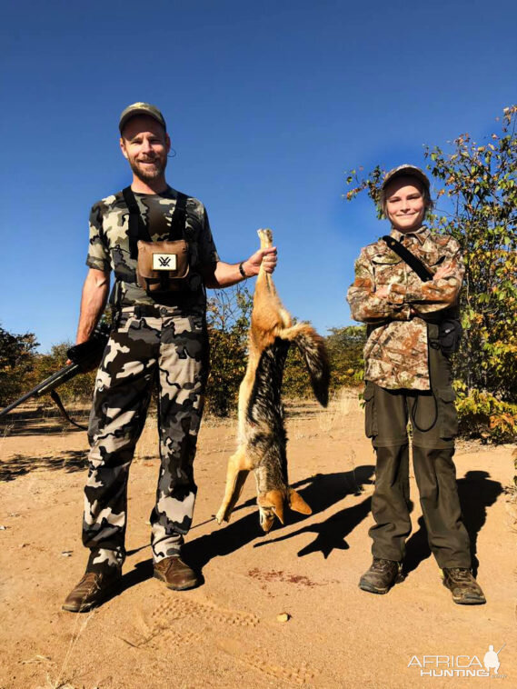 Hunting Jackal in Namibia