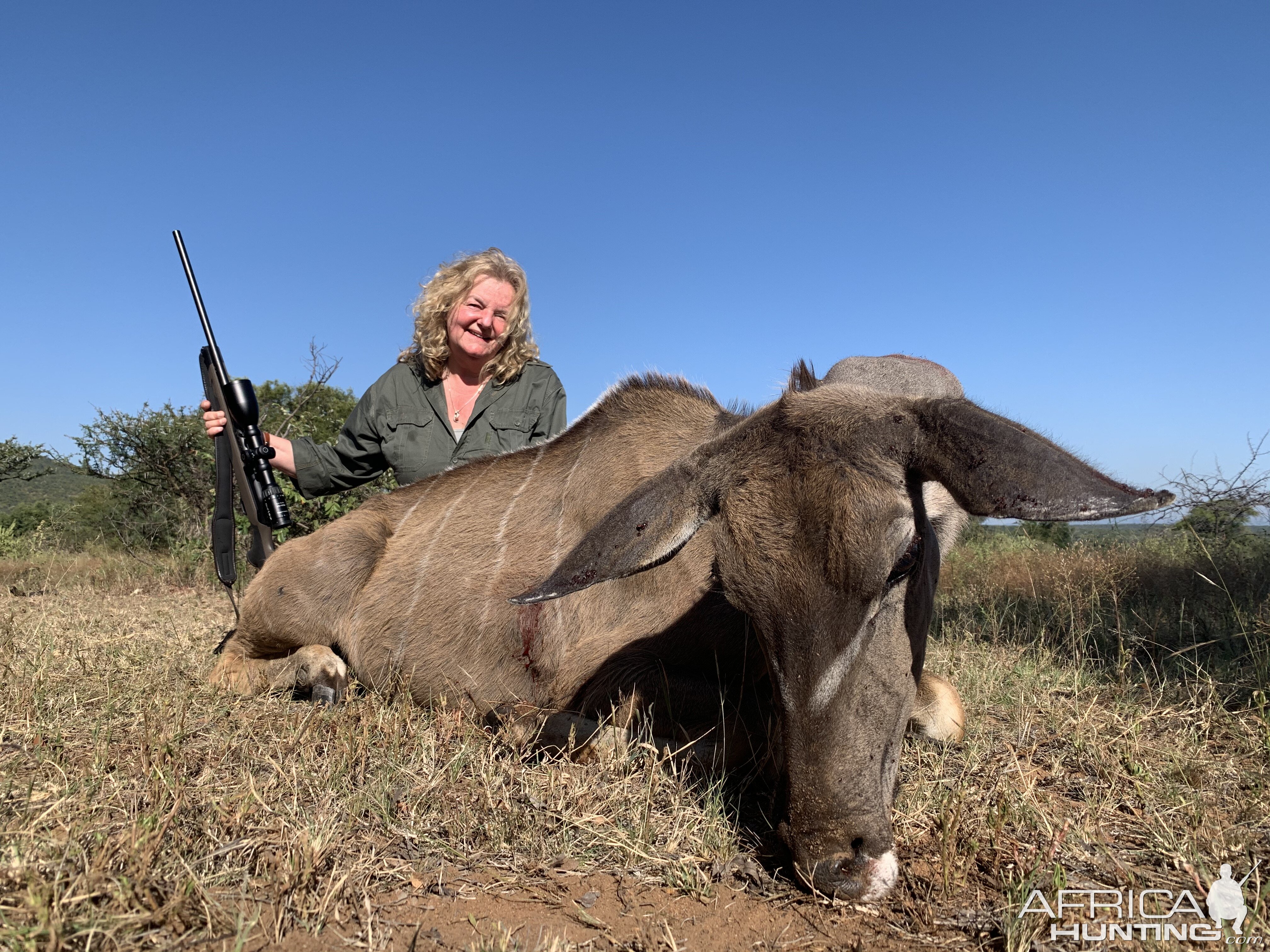 Hunting Kudu Female in South Africa