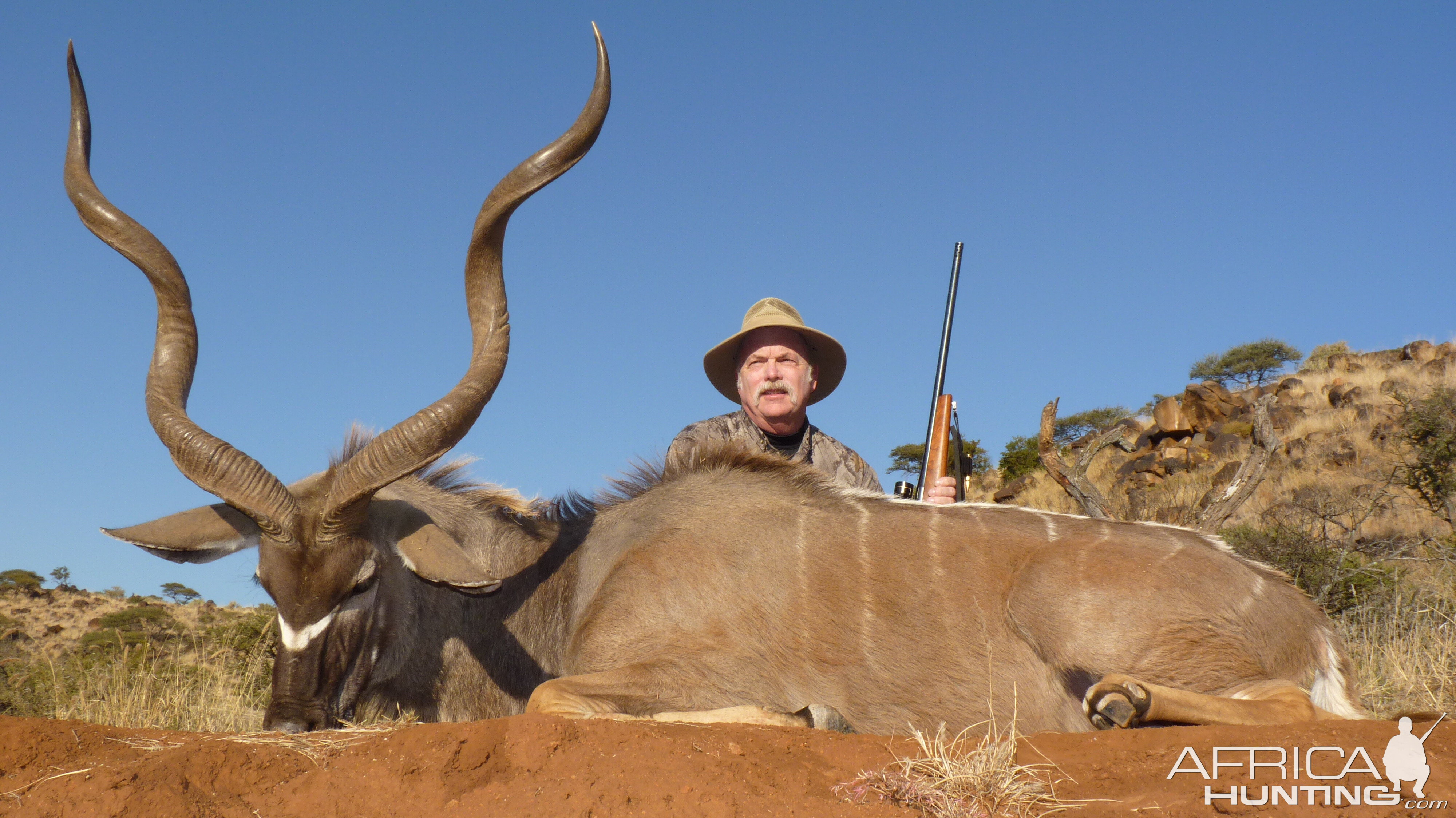 Hunting Kudu with Wintershoek Johnny Vivier Safaris in SA