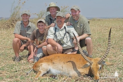 Hunting Lechwe in Namibia