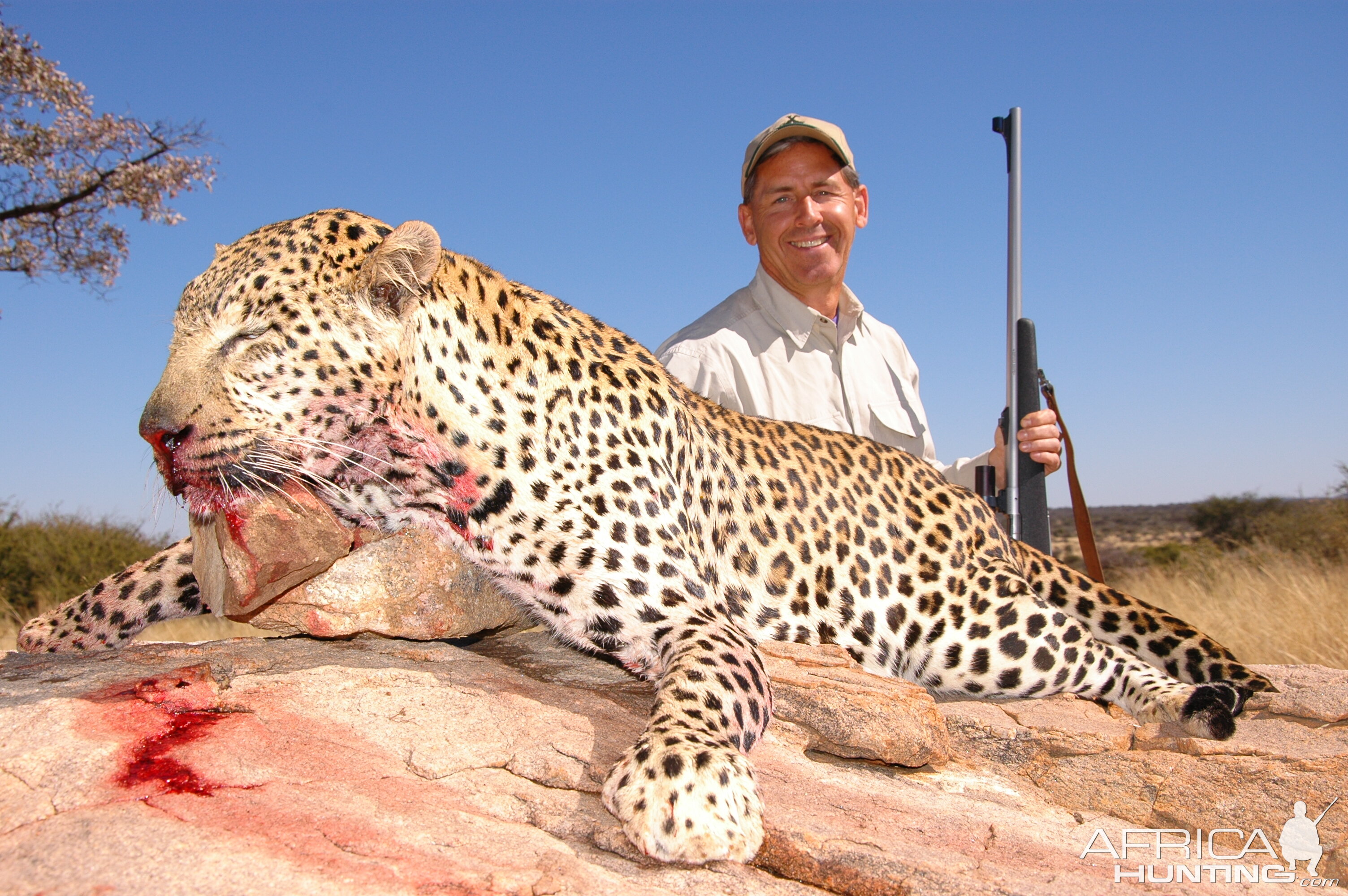 Hunting Leopard with Wintershoek Johnny Vivier Safaris in SA