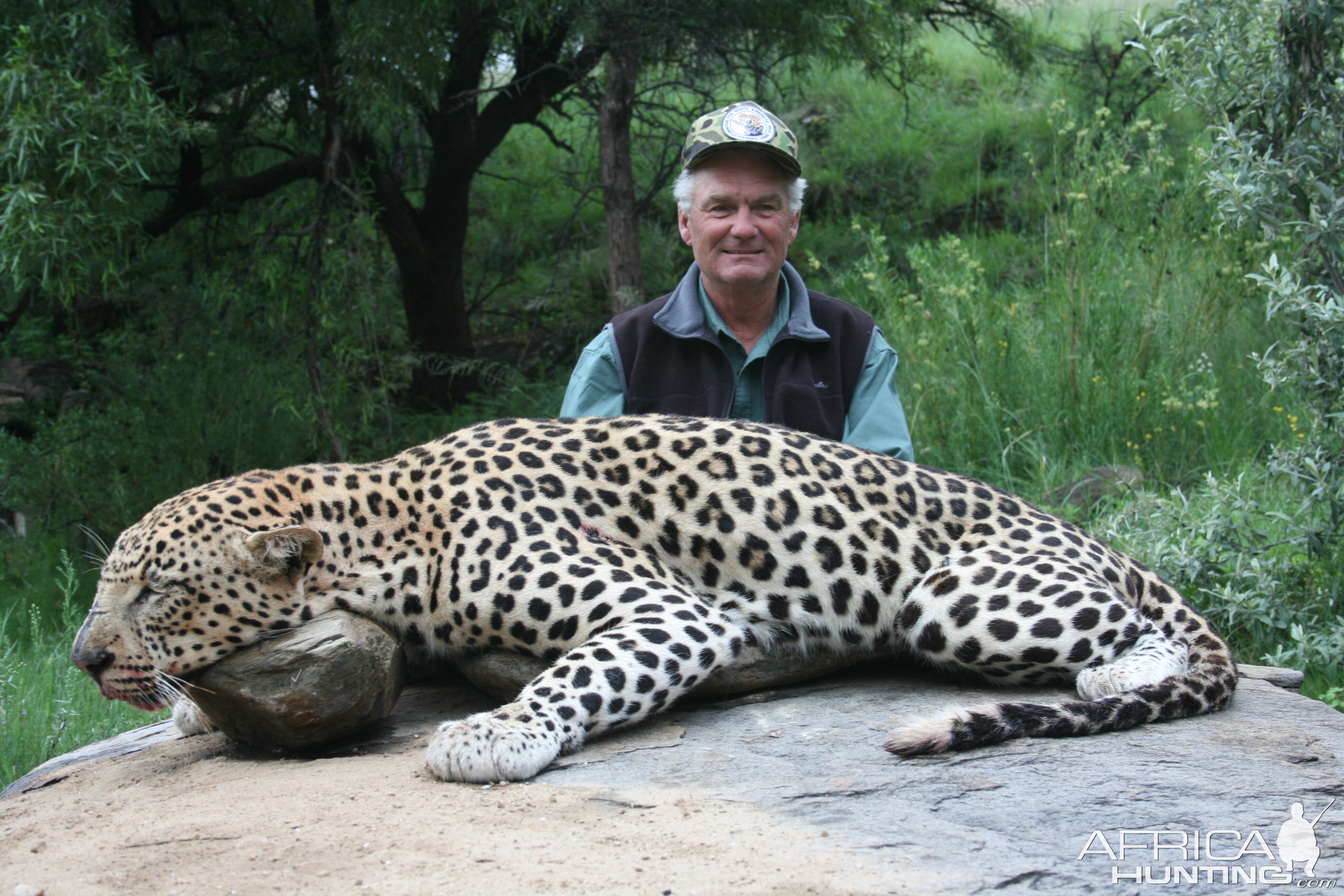 Hunting Leopard with Wintershoek Johnny Vivier Safaris in SA