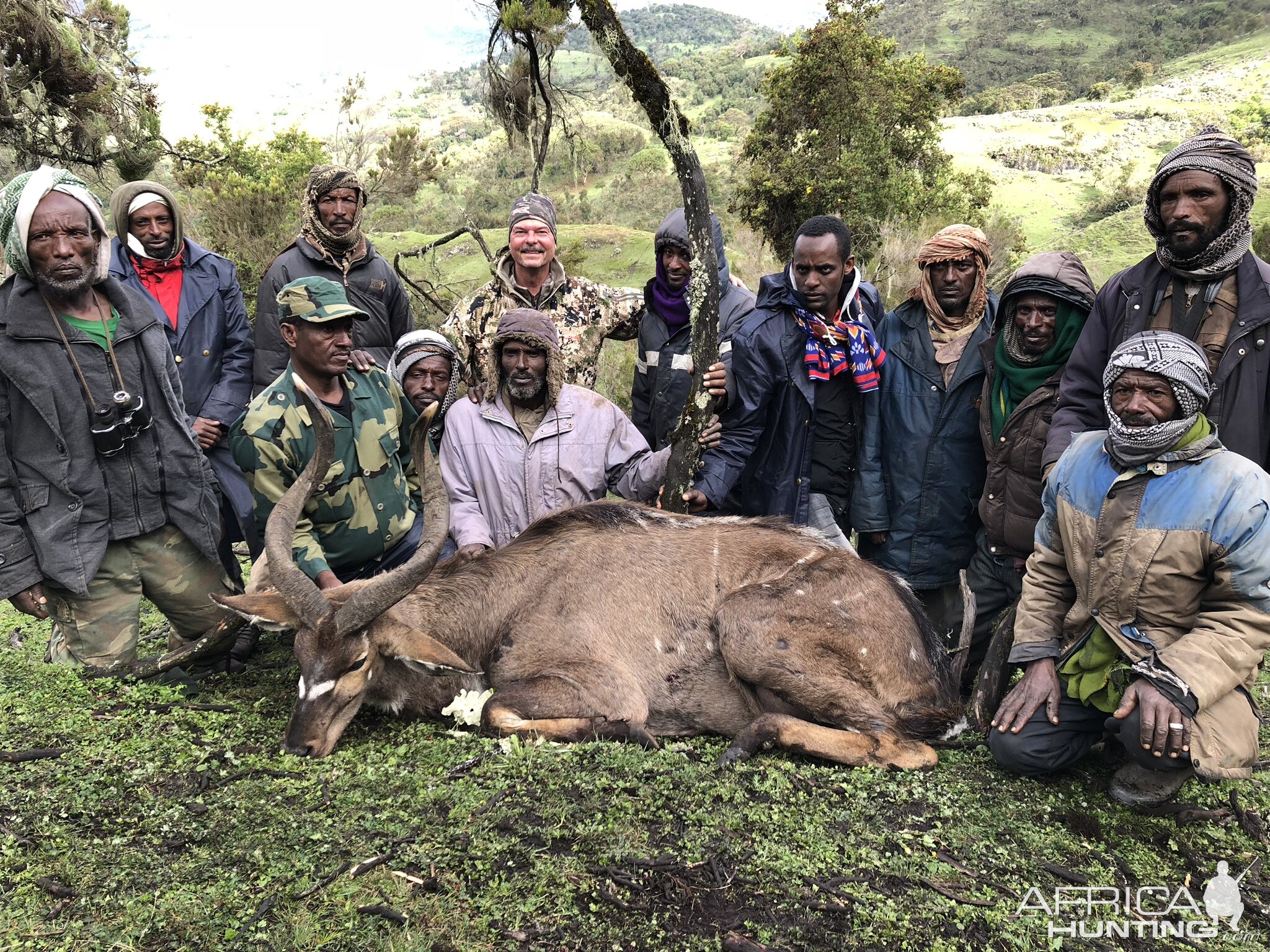 Hunting Mountain Nyala Ethiopia