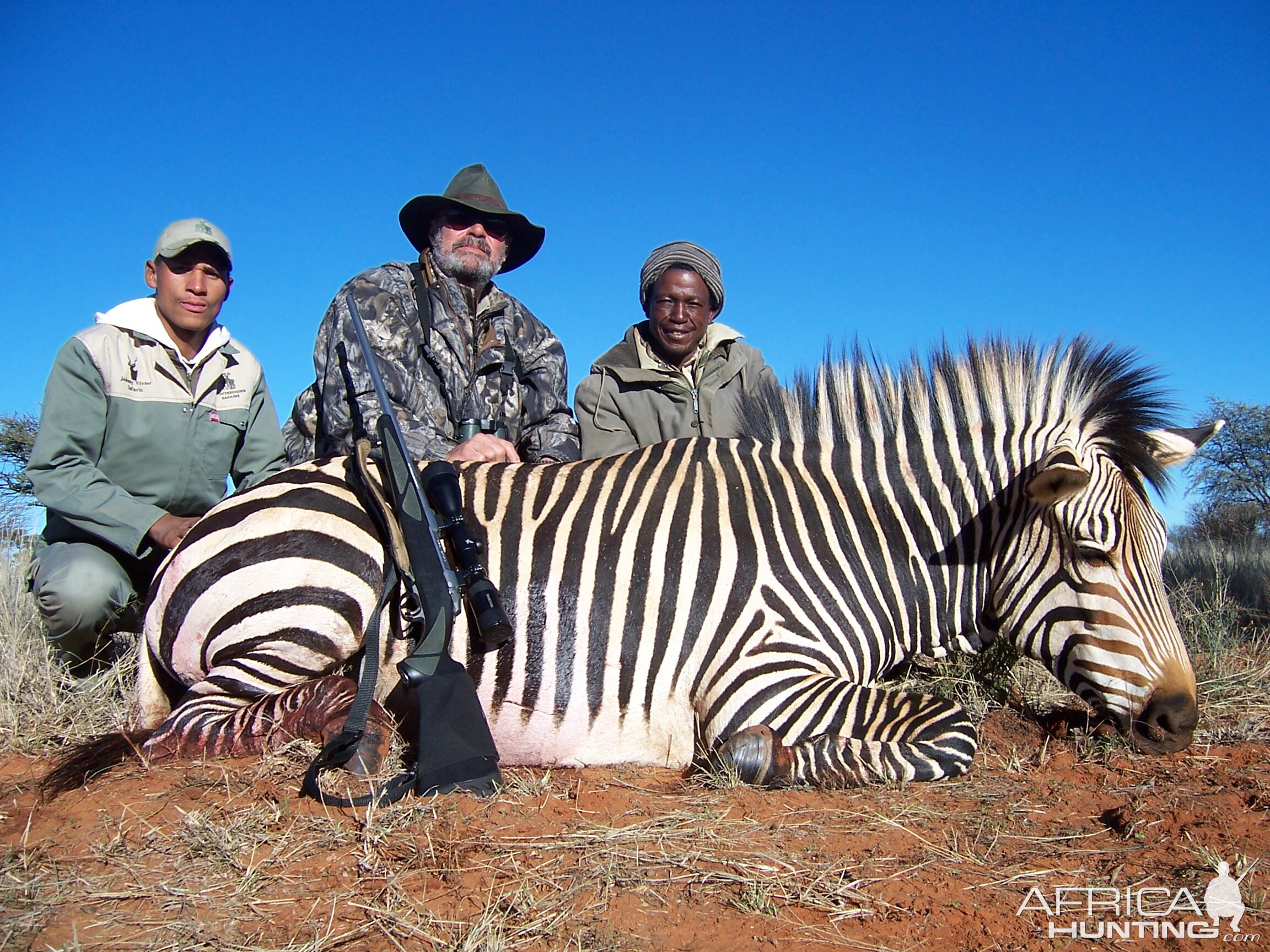 Hunting Mountain Zebra with Wintershoek Johnny Vivier Safaris in SA