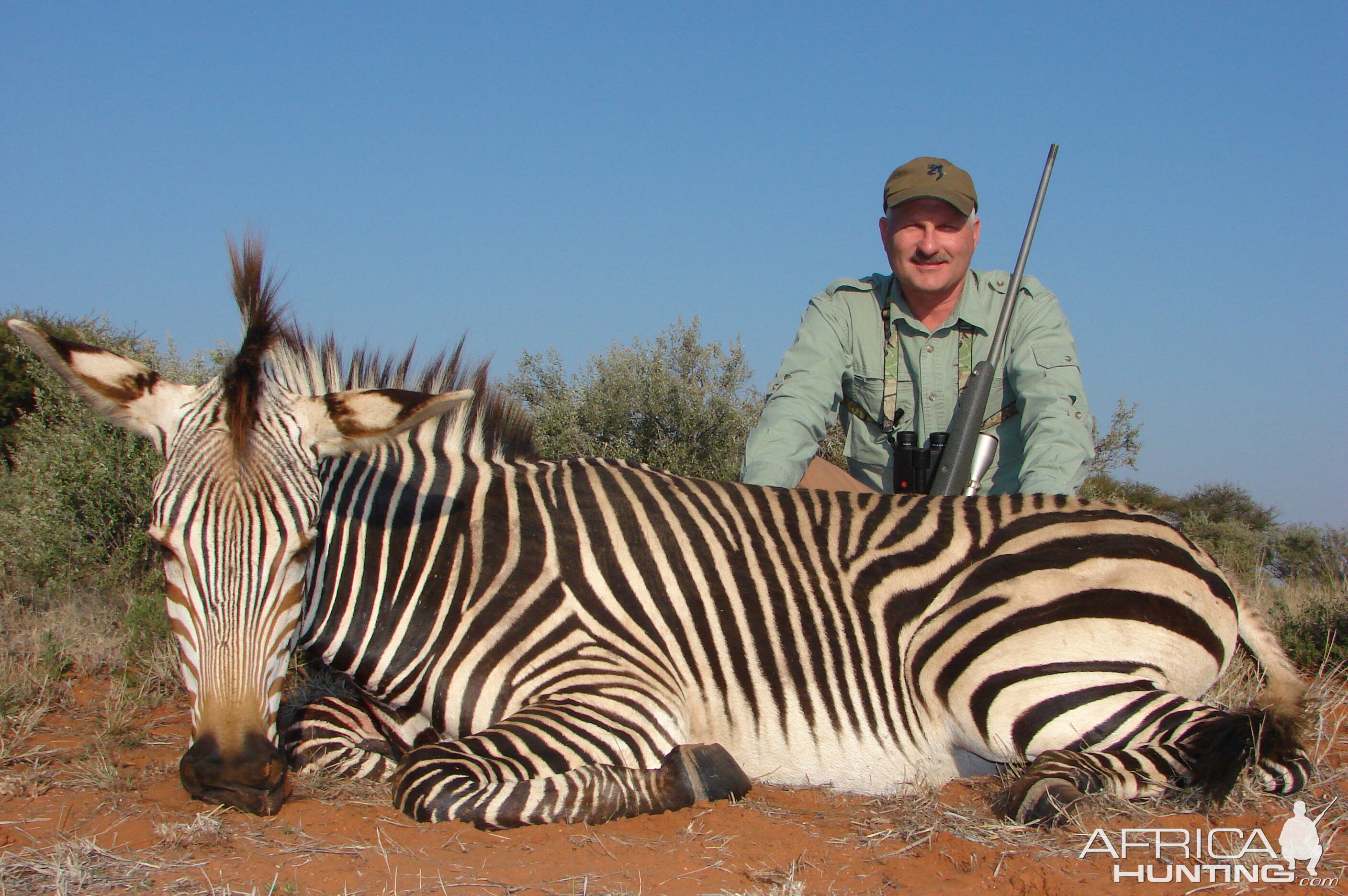 Hunting Mountain Zebra with Wintershoek Johnny Vivier Safaris in SA