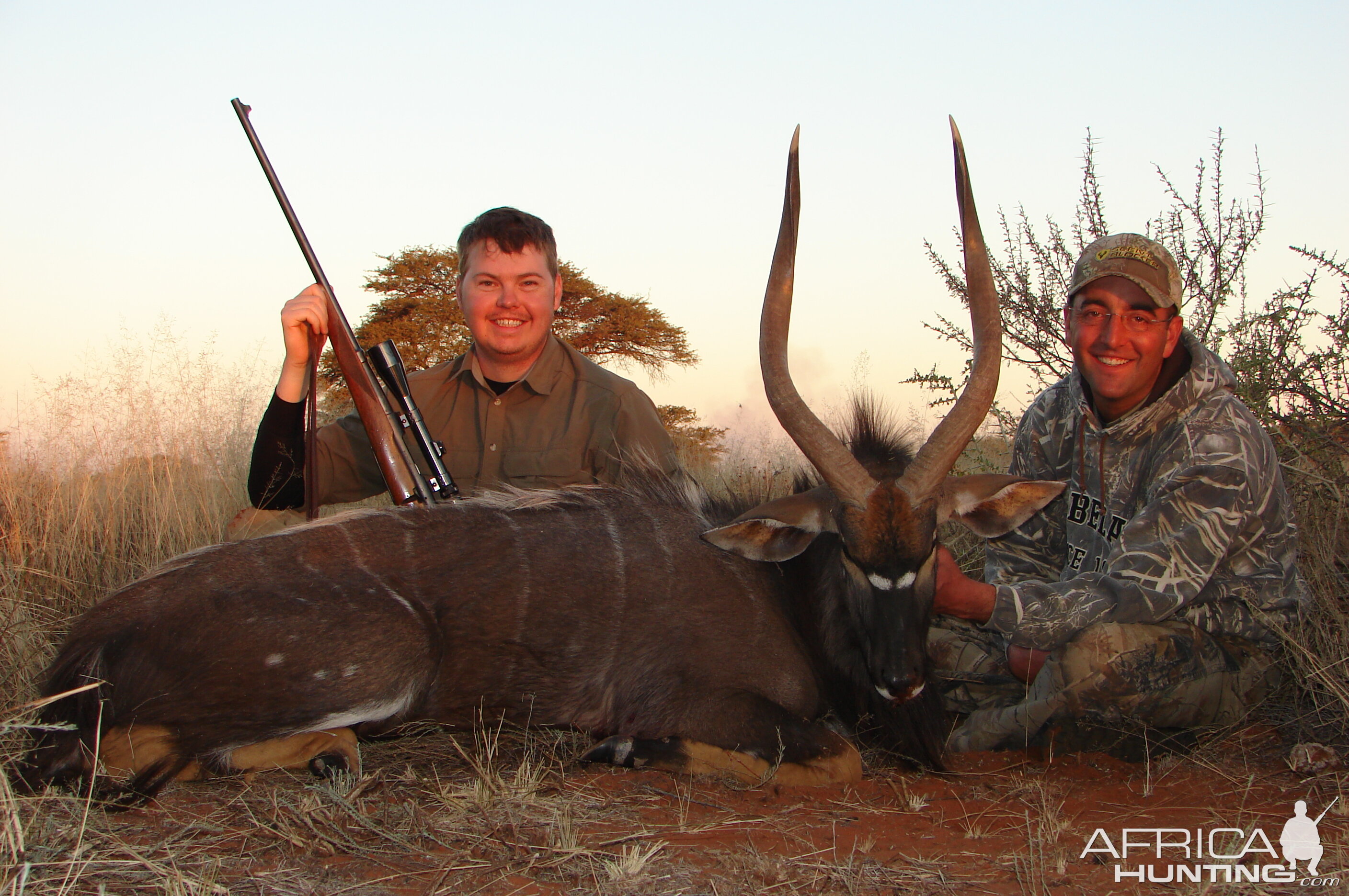 Hunting Nyala with Wintershoek Johnny Vivier Safaris in SA