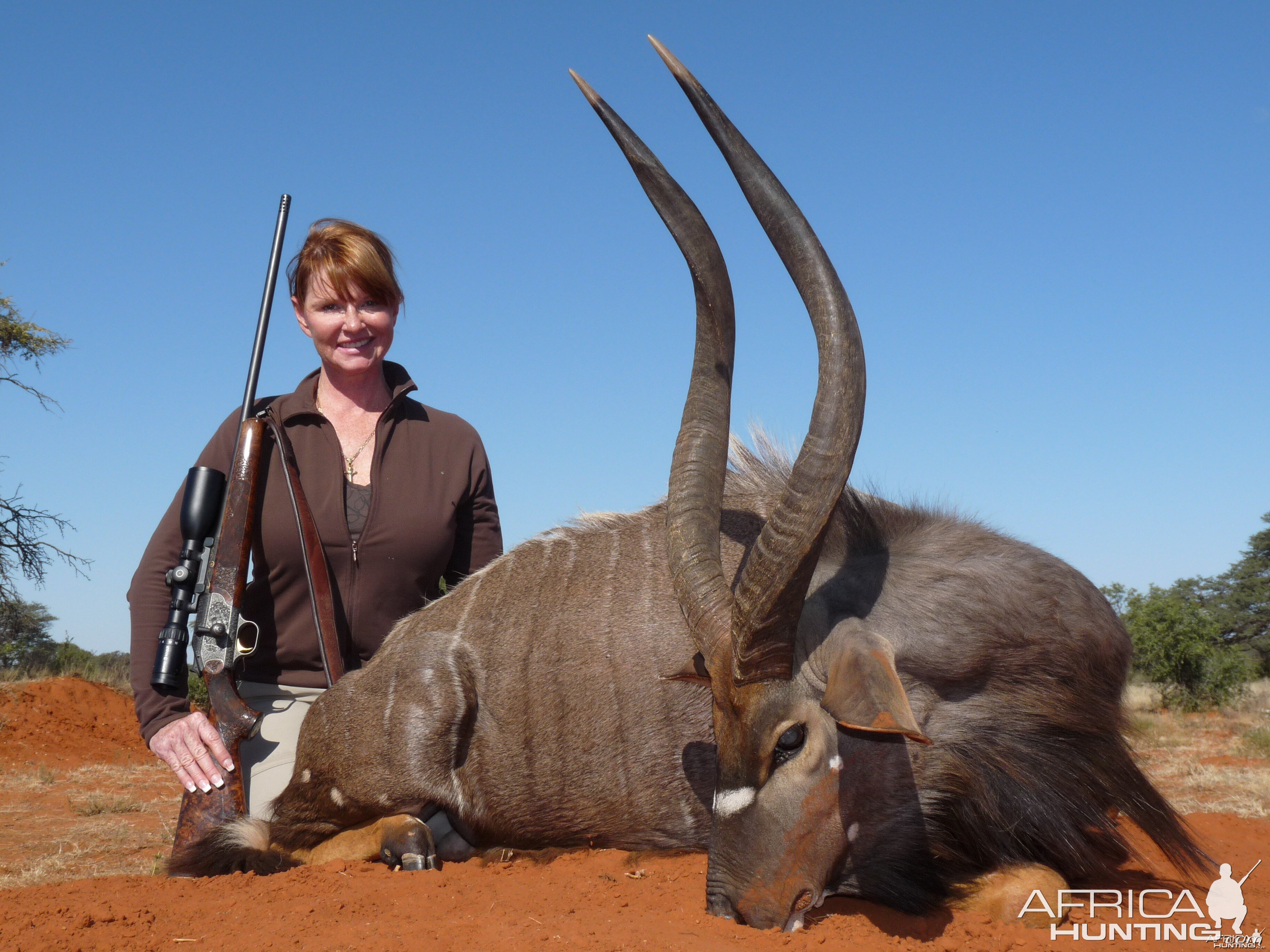 Hunting Nyala with Wintershoek Johnny Vivier Safaris in SA