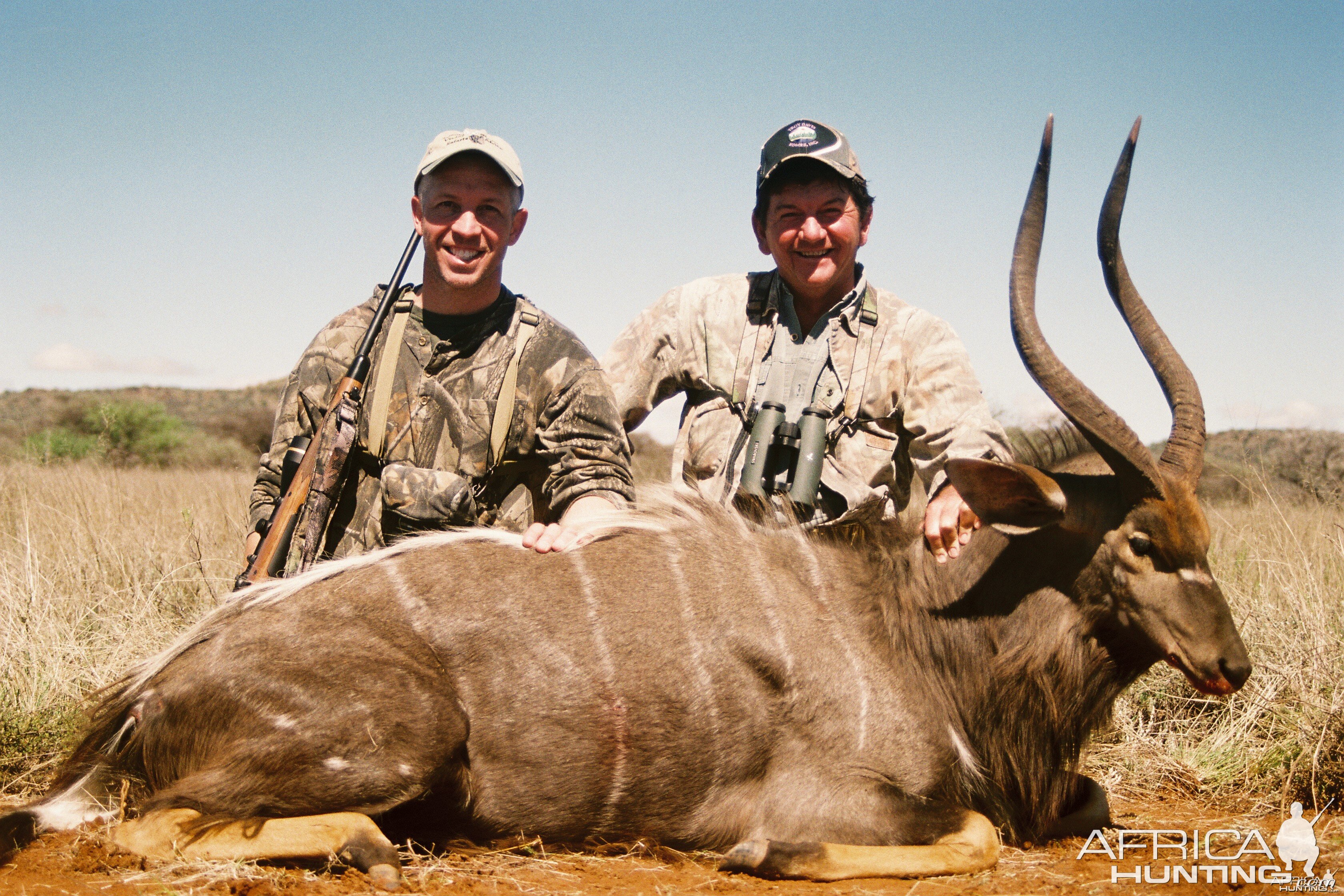 Hunting Nyala with Wintershoek Johnny Vivier Safaris in SA