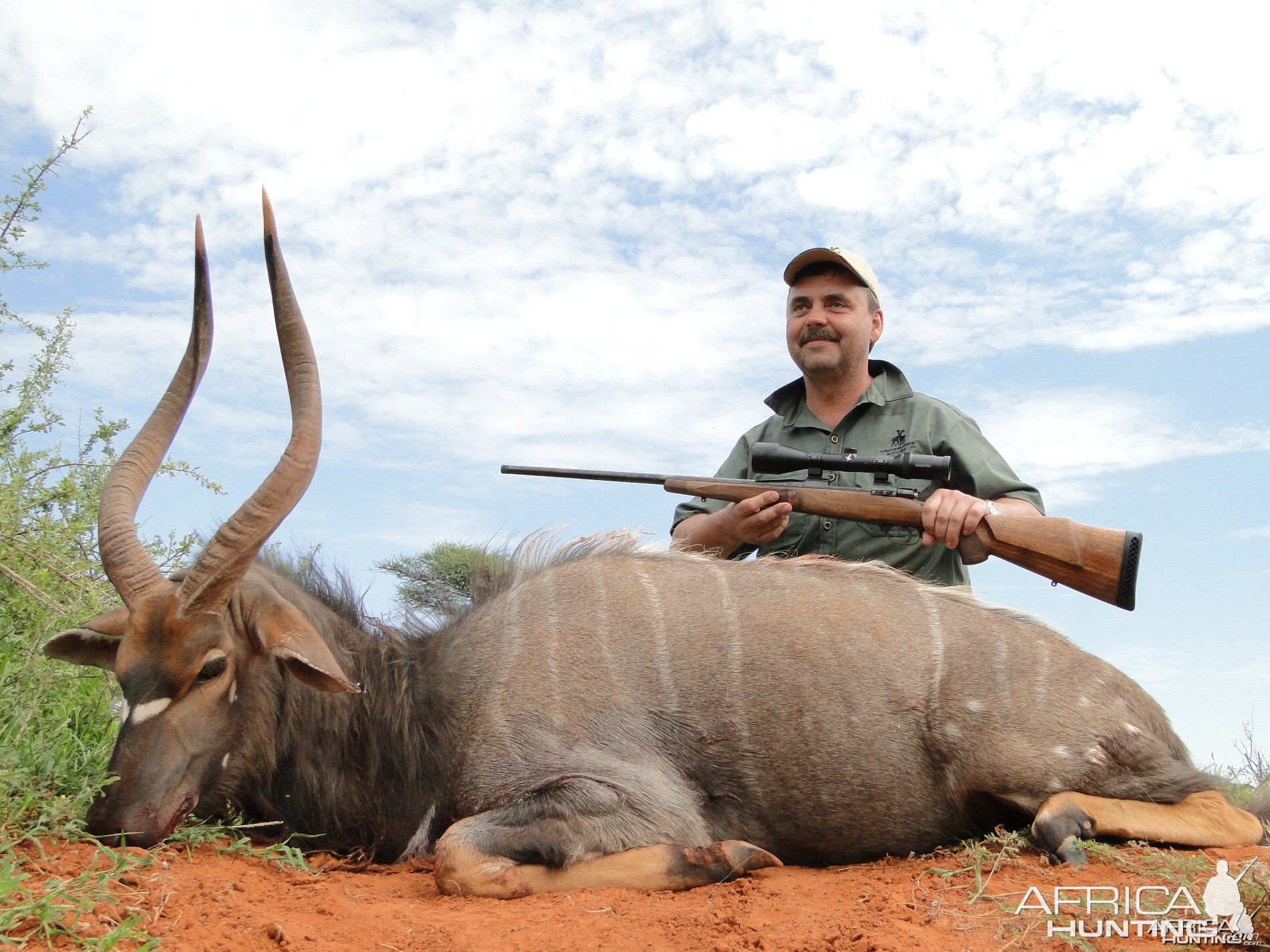 Hunting Nyala with Wintershoek Johnny Vivier Safaris in SA