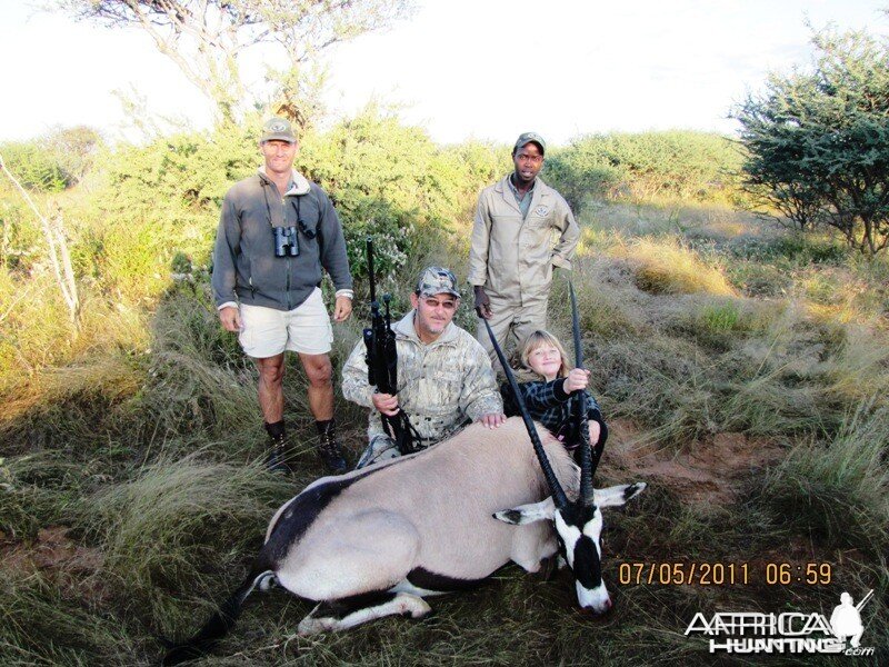 Hunting Oryx in Namibia