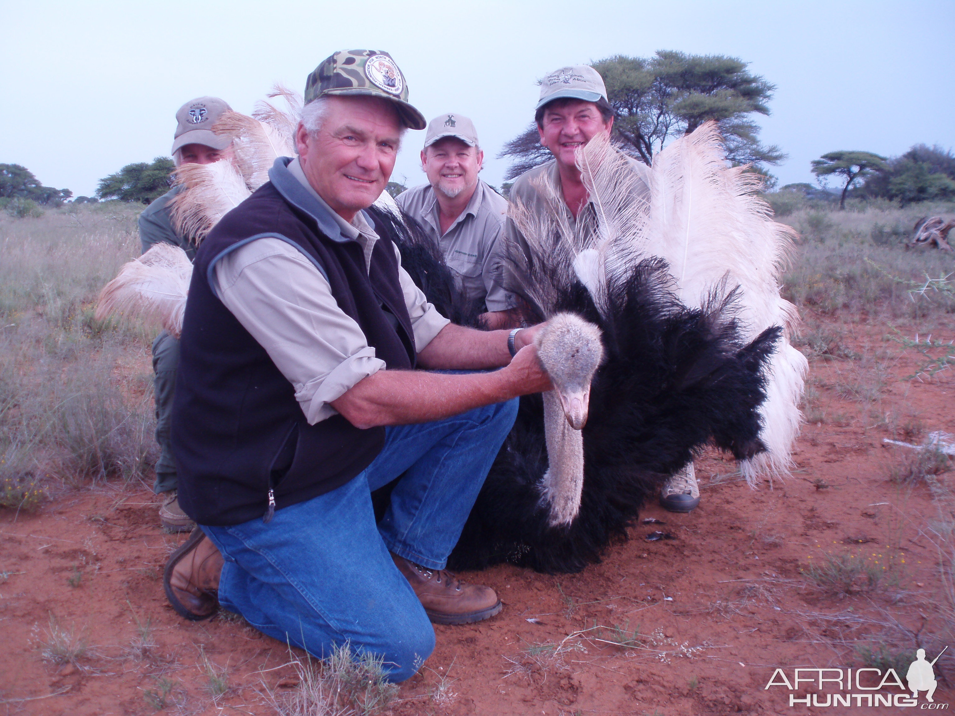 Hunting Ostrich with Wintershoek Johnny Vivier Safaris in SA