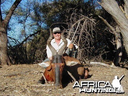 Hunting Red Hartebeest in Namibia