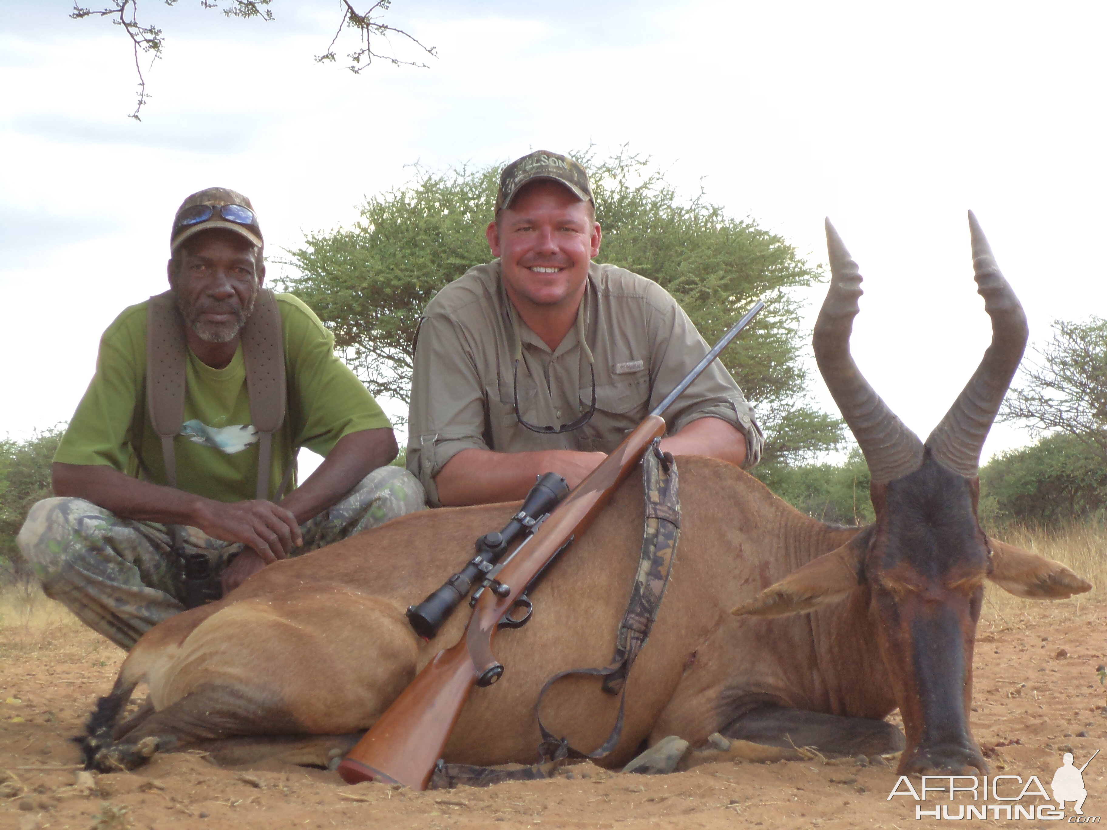 Hunting Red Hartebeest in Namibia