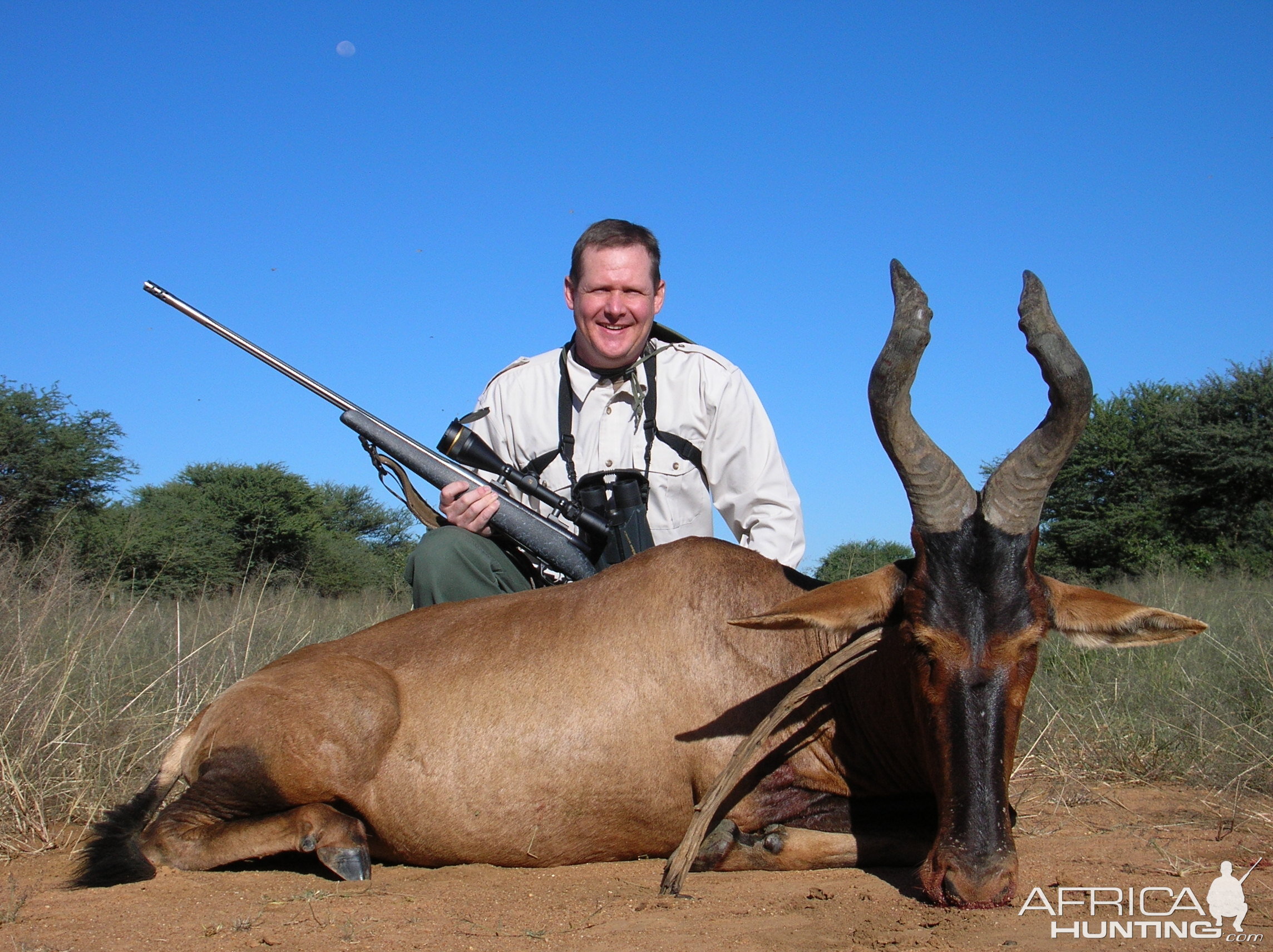 Hunting Red Hartebeest in Namibia