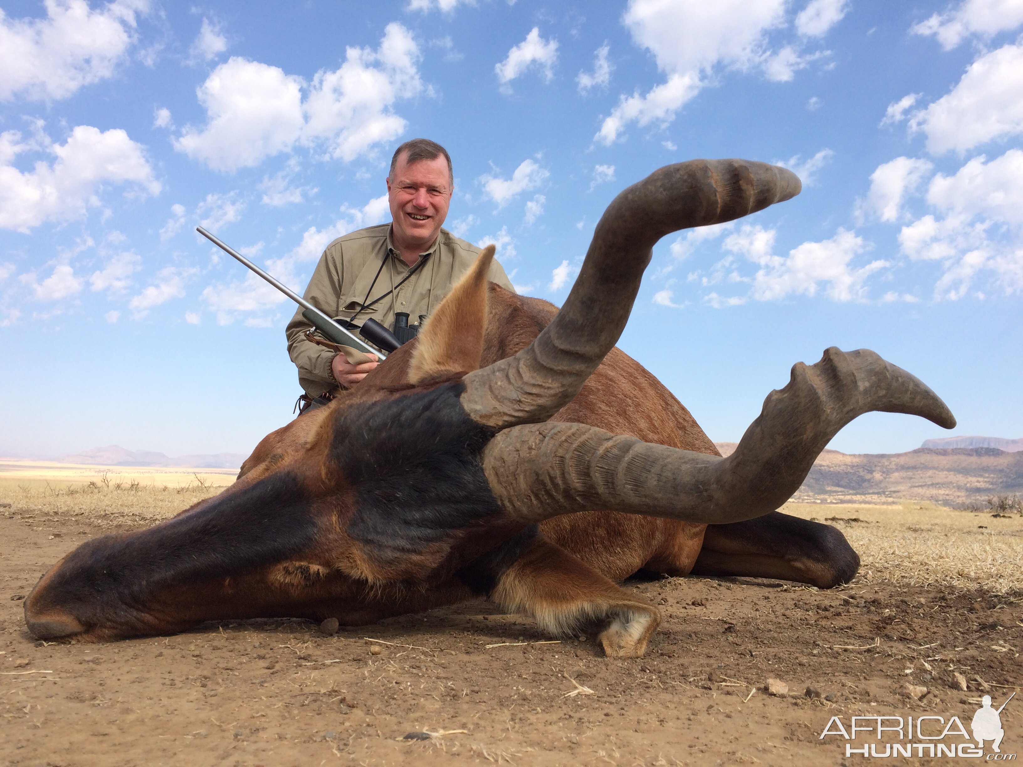 Hunting Red Hartebeest in South Africa