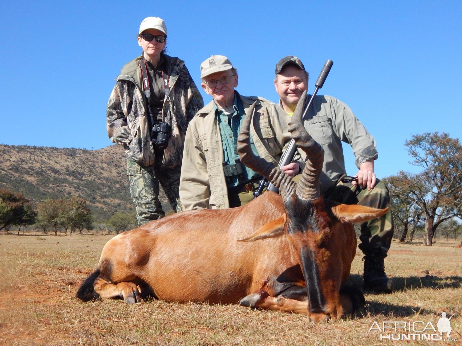 Hunting Red Hartebeest in South Africa