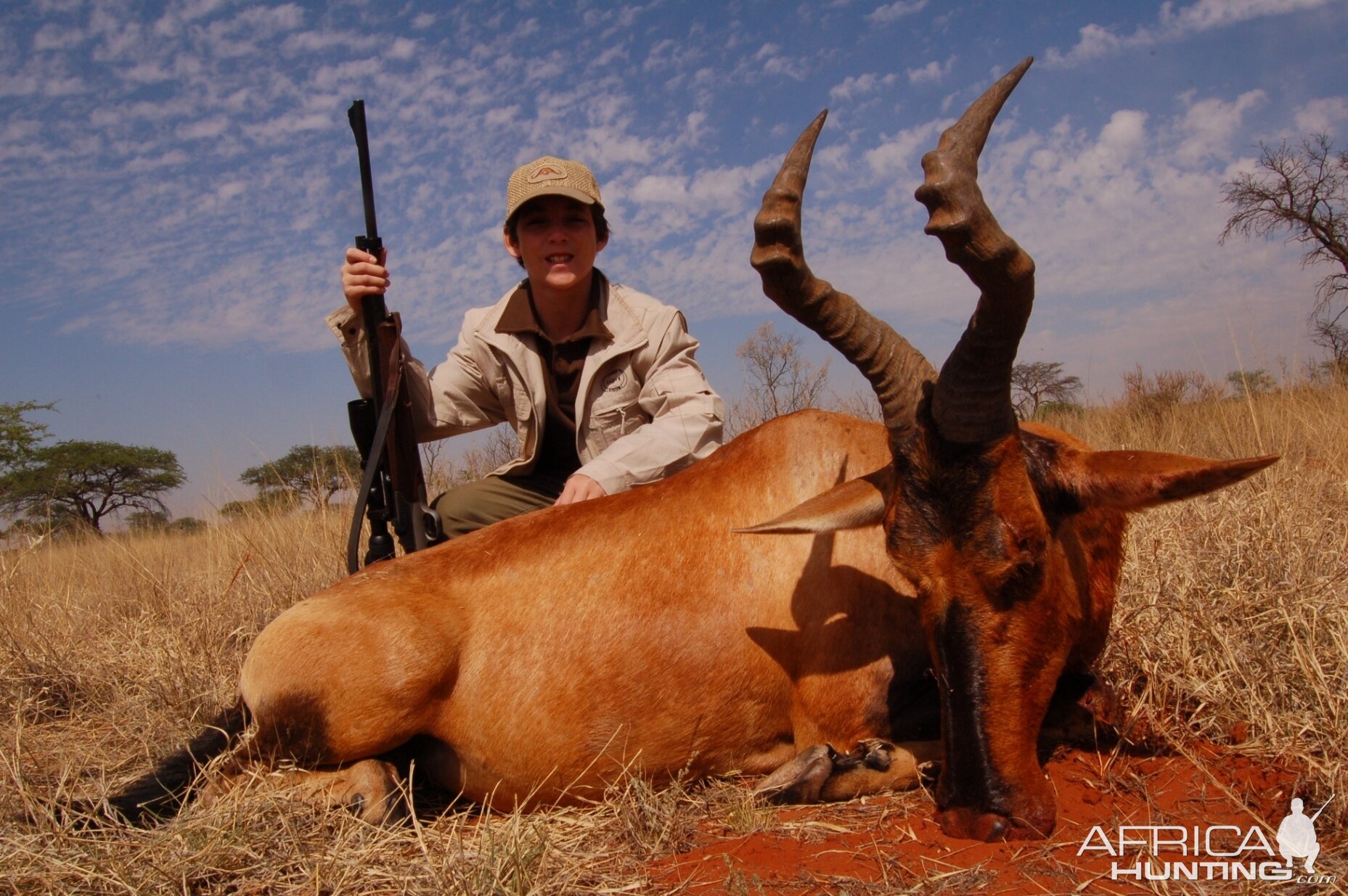 Hunting Red Hartebeest with Wintershoek Johnny Vivier Safaris in SA