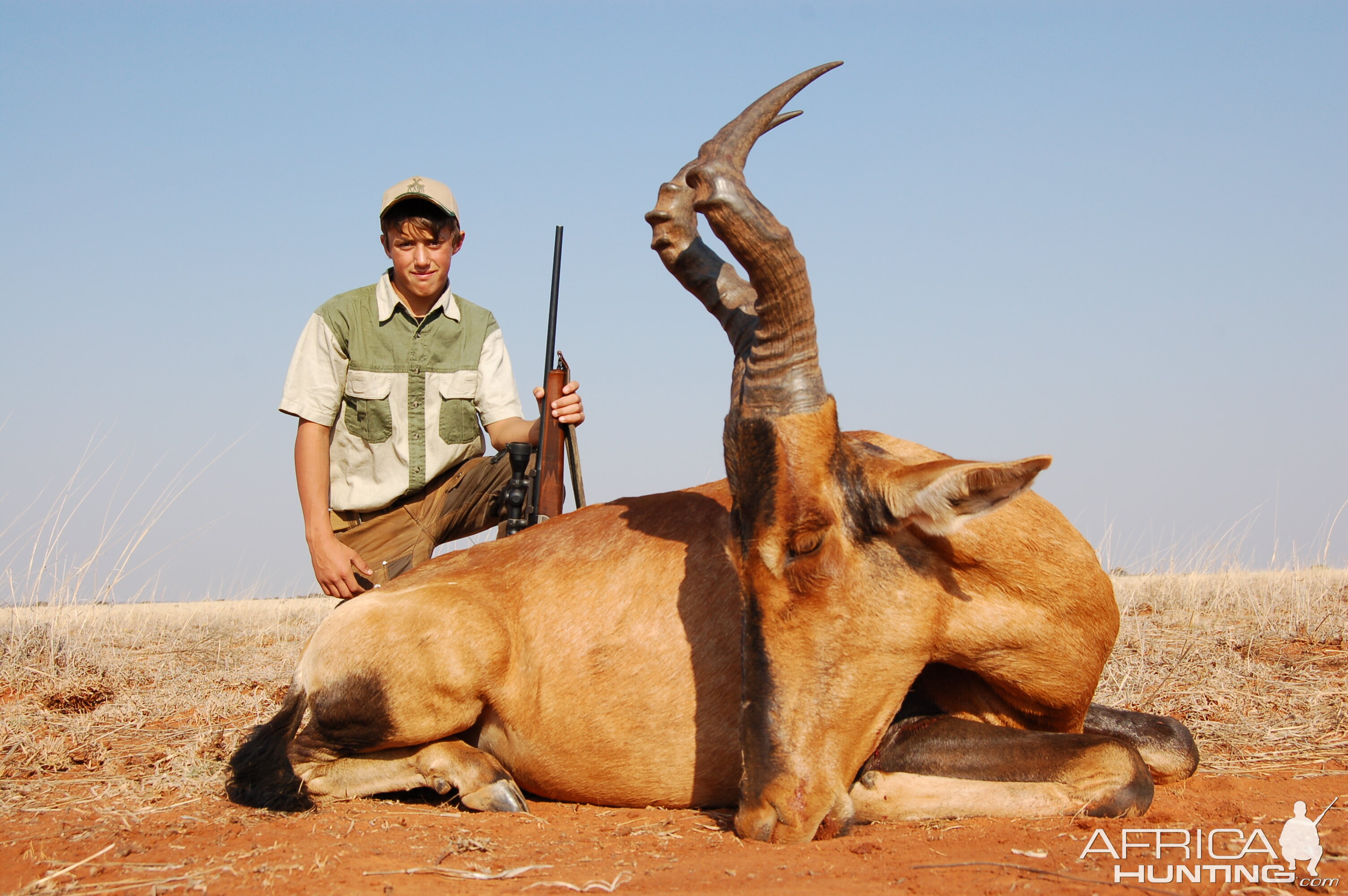 Hunting Red Hartebeest with Wintershoek Johnny Vivier Safaris in SA