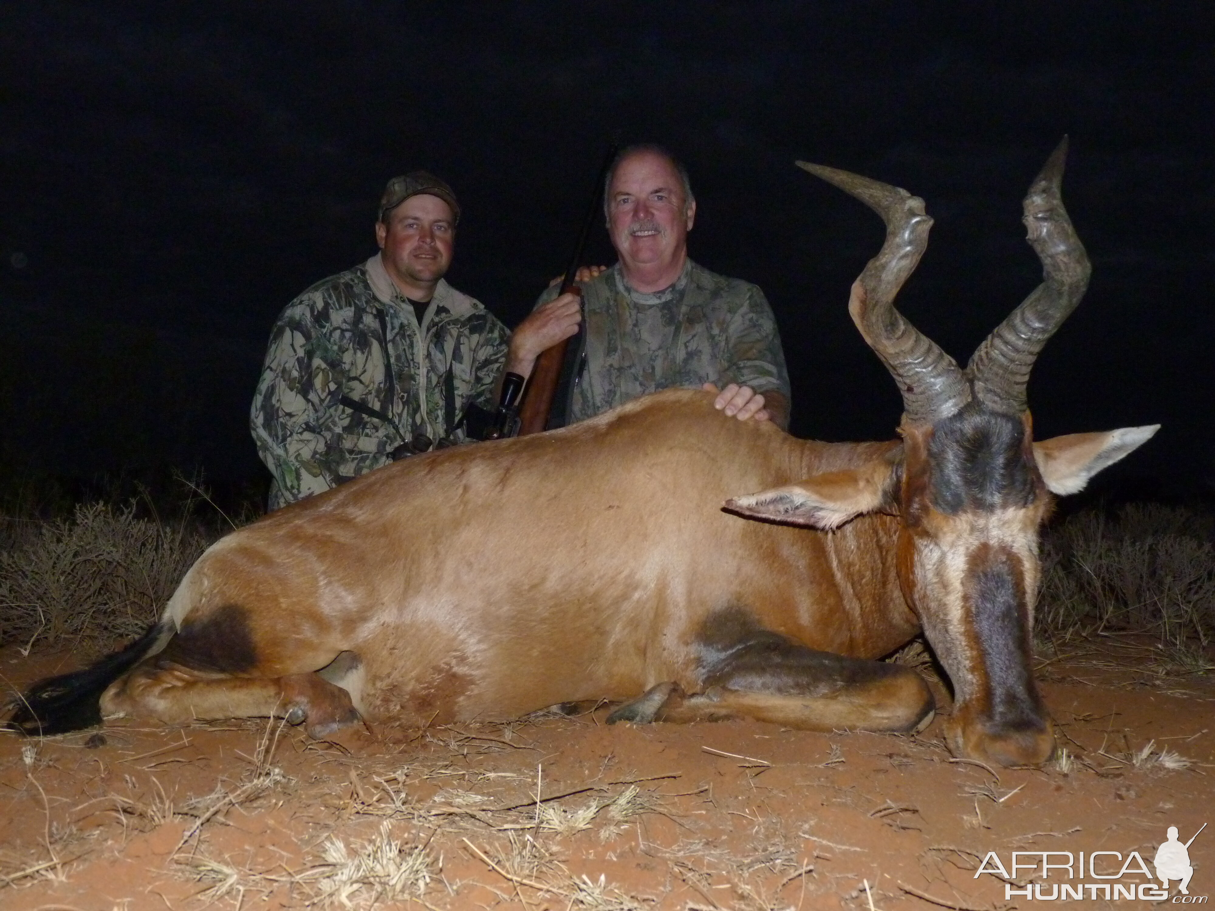 Hunting Red Hartebeest with Wintershoek Johnny Vivier Safaris in SA