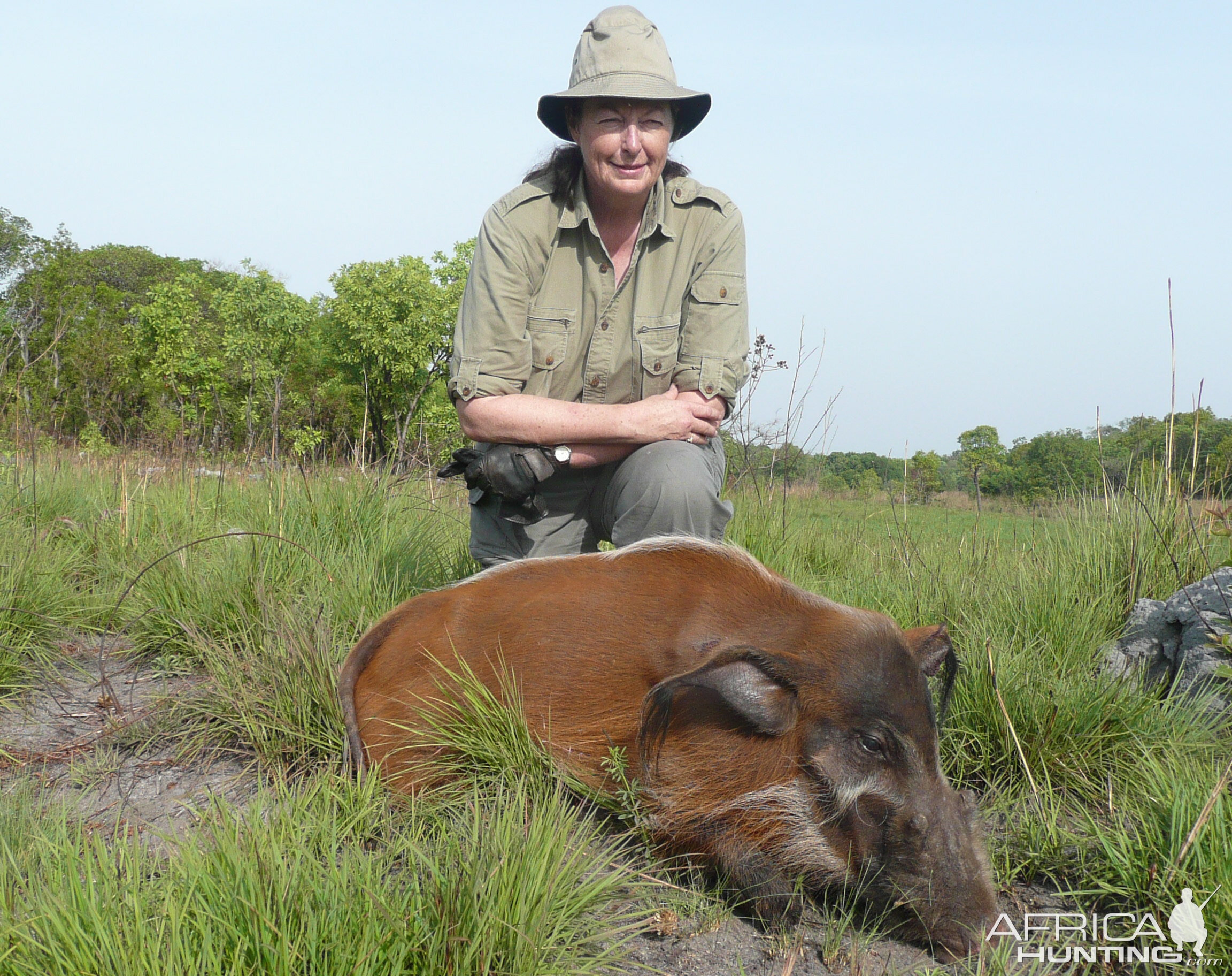 Hunting Red River Hog in CAR with Rudy Lubin Safaris