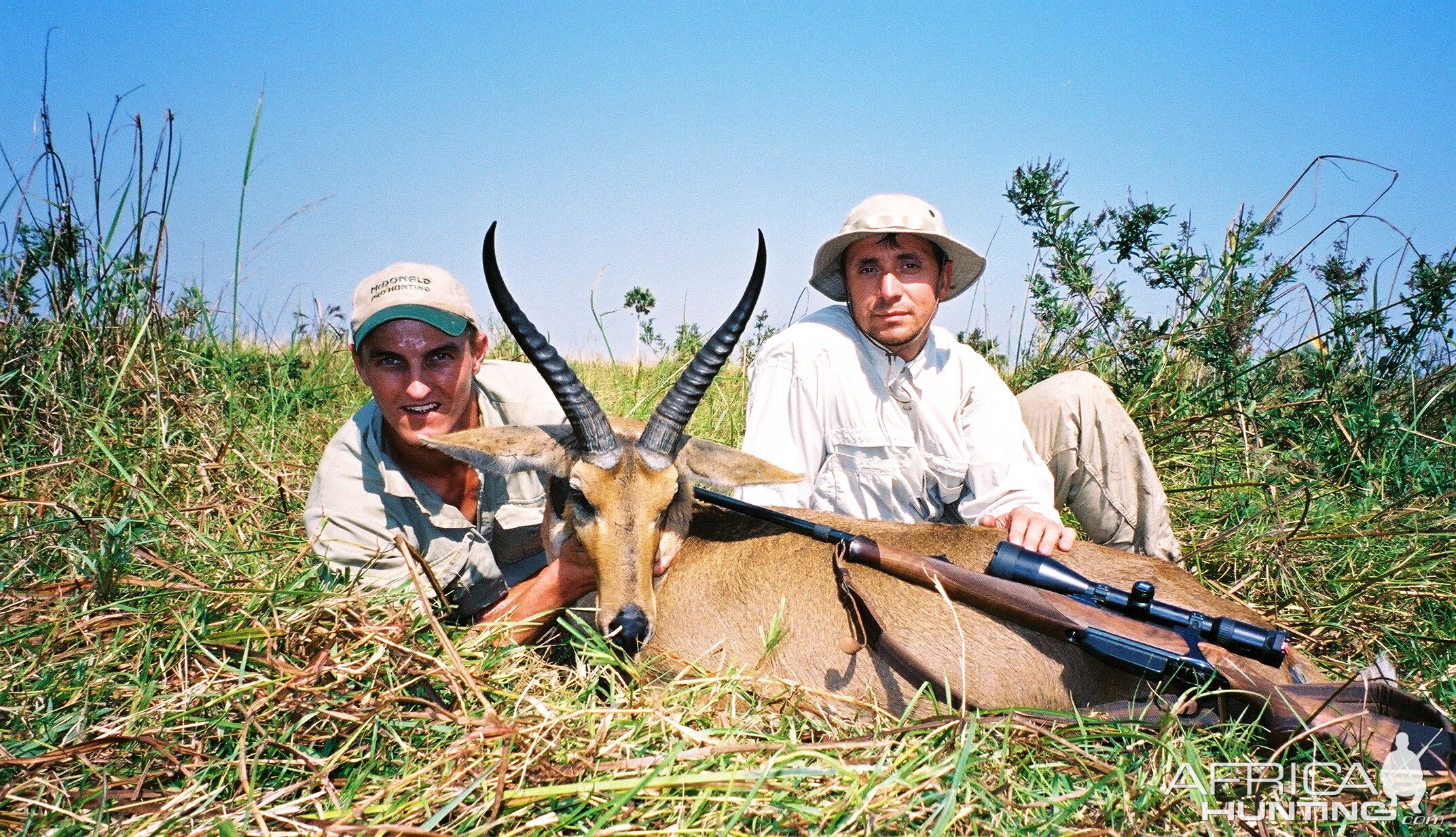 Hunting Reedbuck Zambeze Mozambique