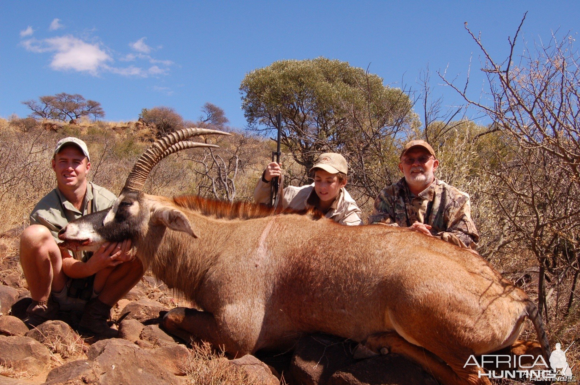 Hunting Roan with Wintershoek Johnny Vivier Safaris in SA