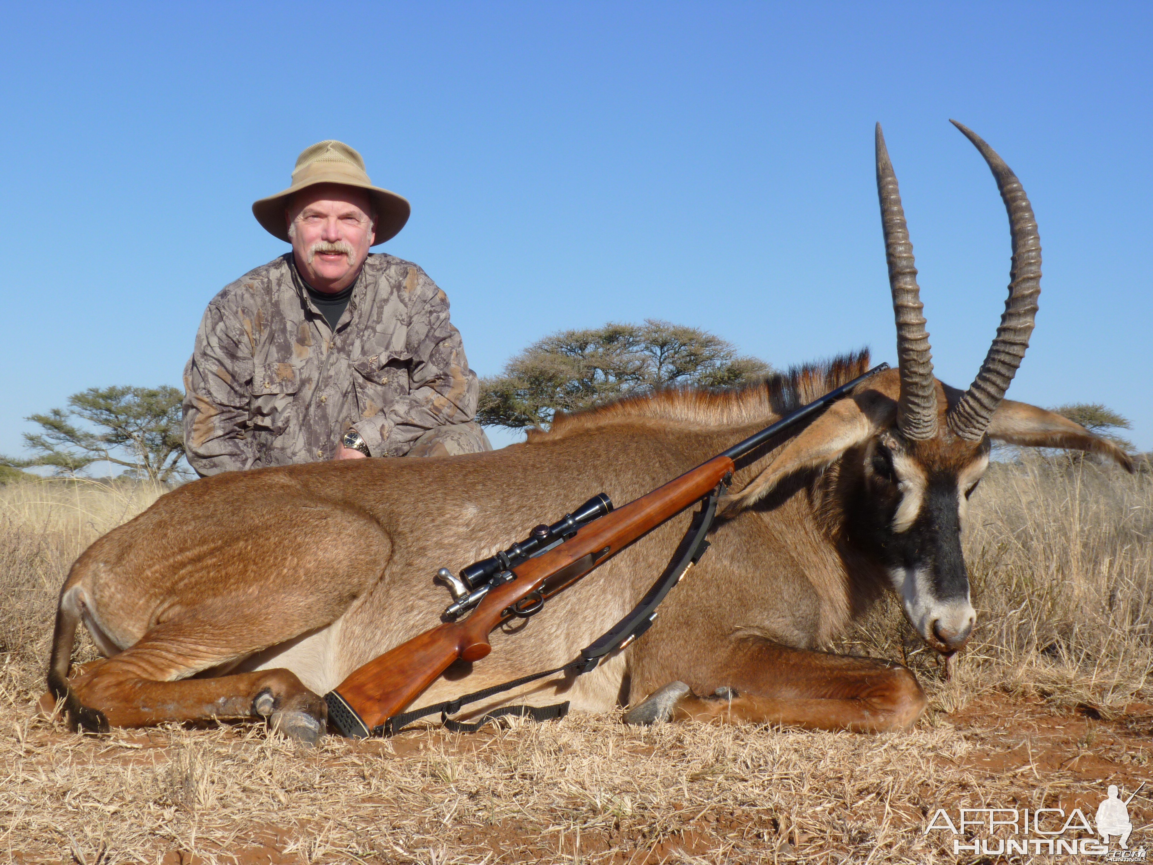 Hunting Roan with Wintershoek Johnny Vivier Safaris in SA