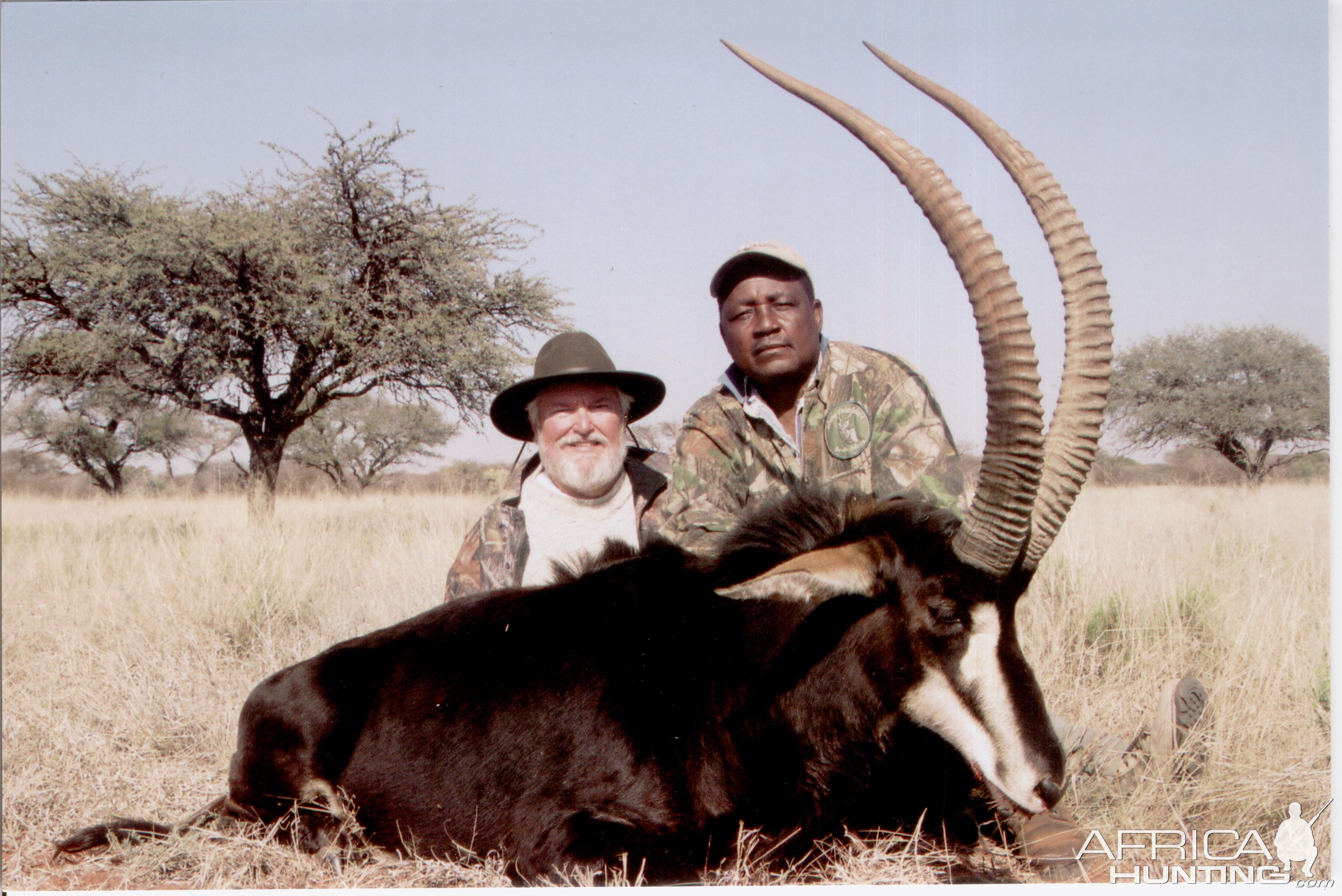 Hunting Sable with Wintershoek Johnny Vivier Safaris in SA