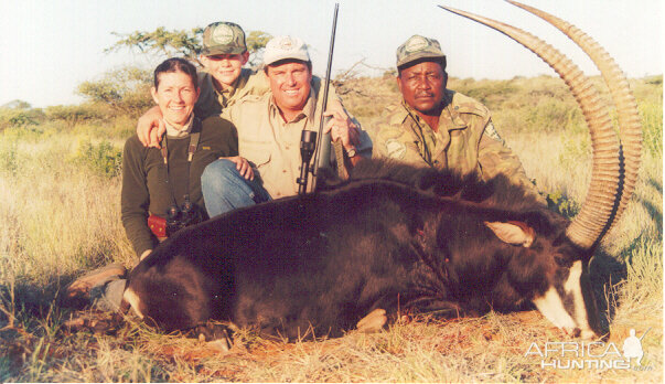 Hunting Sable with Wintershoek Johnny Vivier Safaris in SA